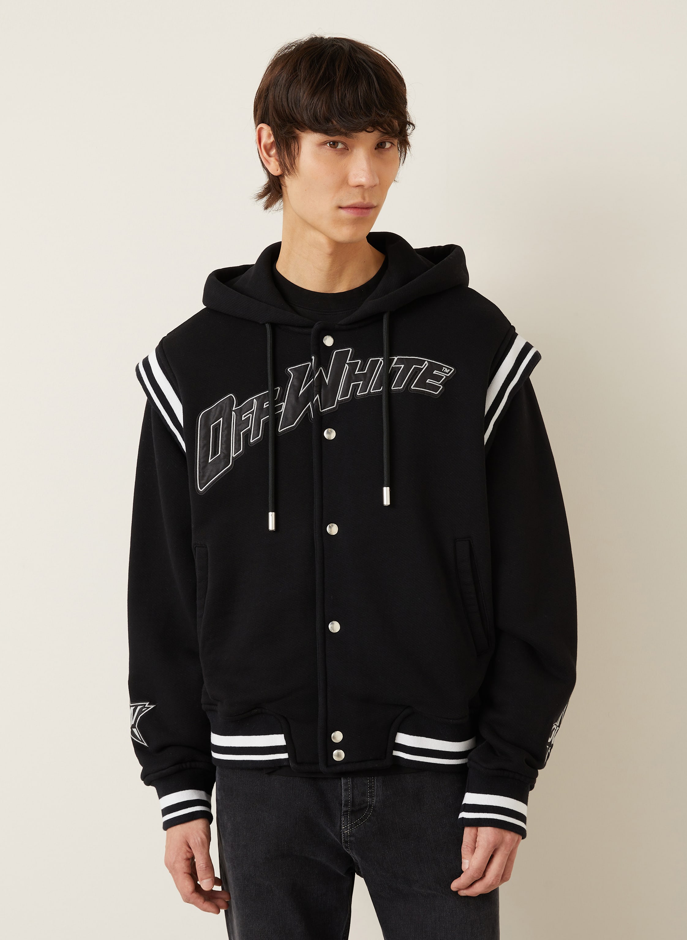 Thumbnail - Off-White College-Jacke schwarz