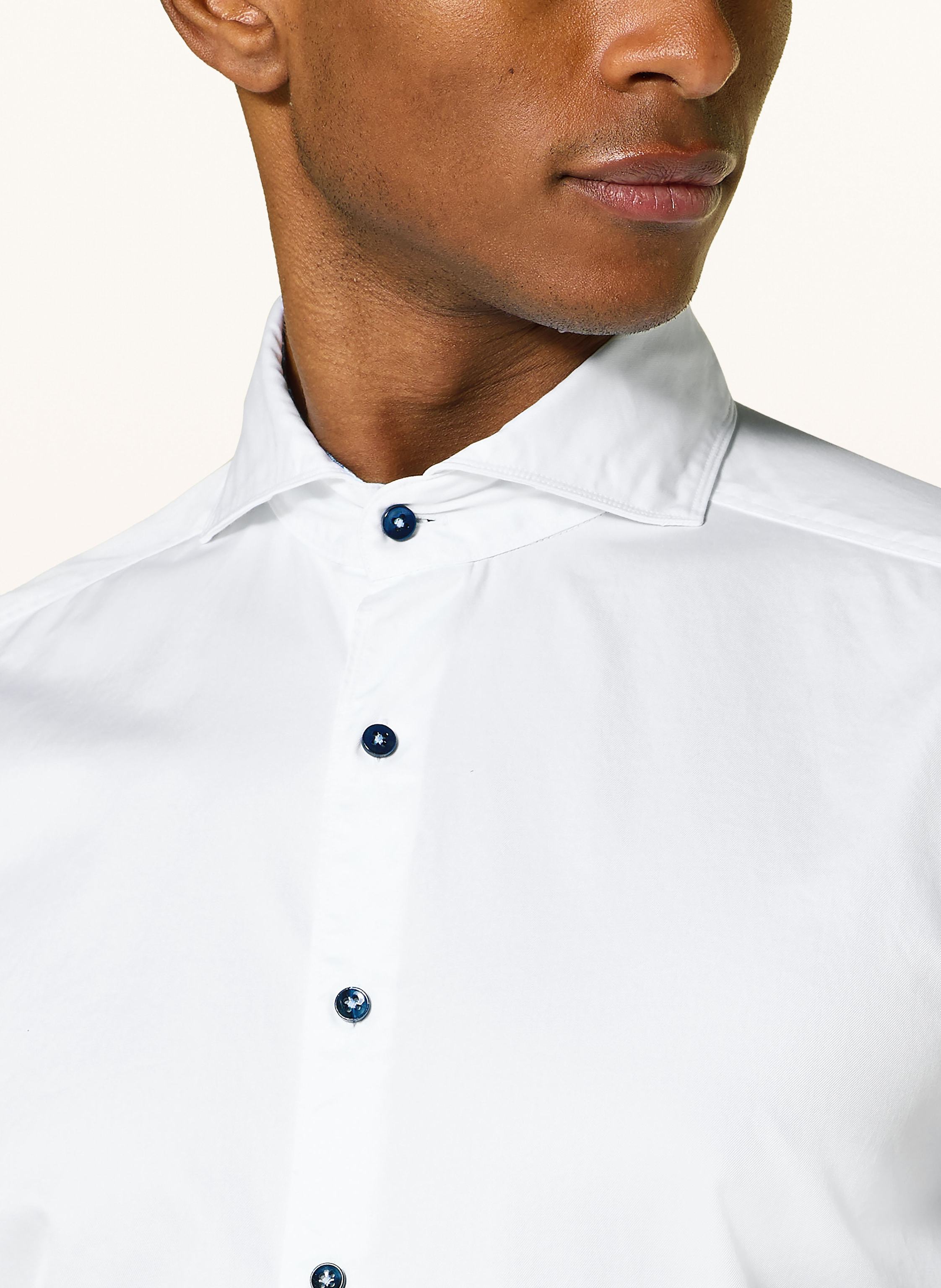 Thumbnail - Stenströms Hemd Slim Fit weiss