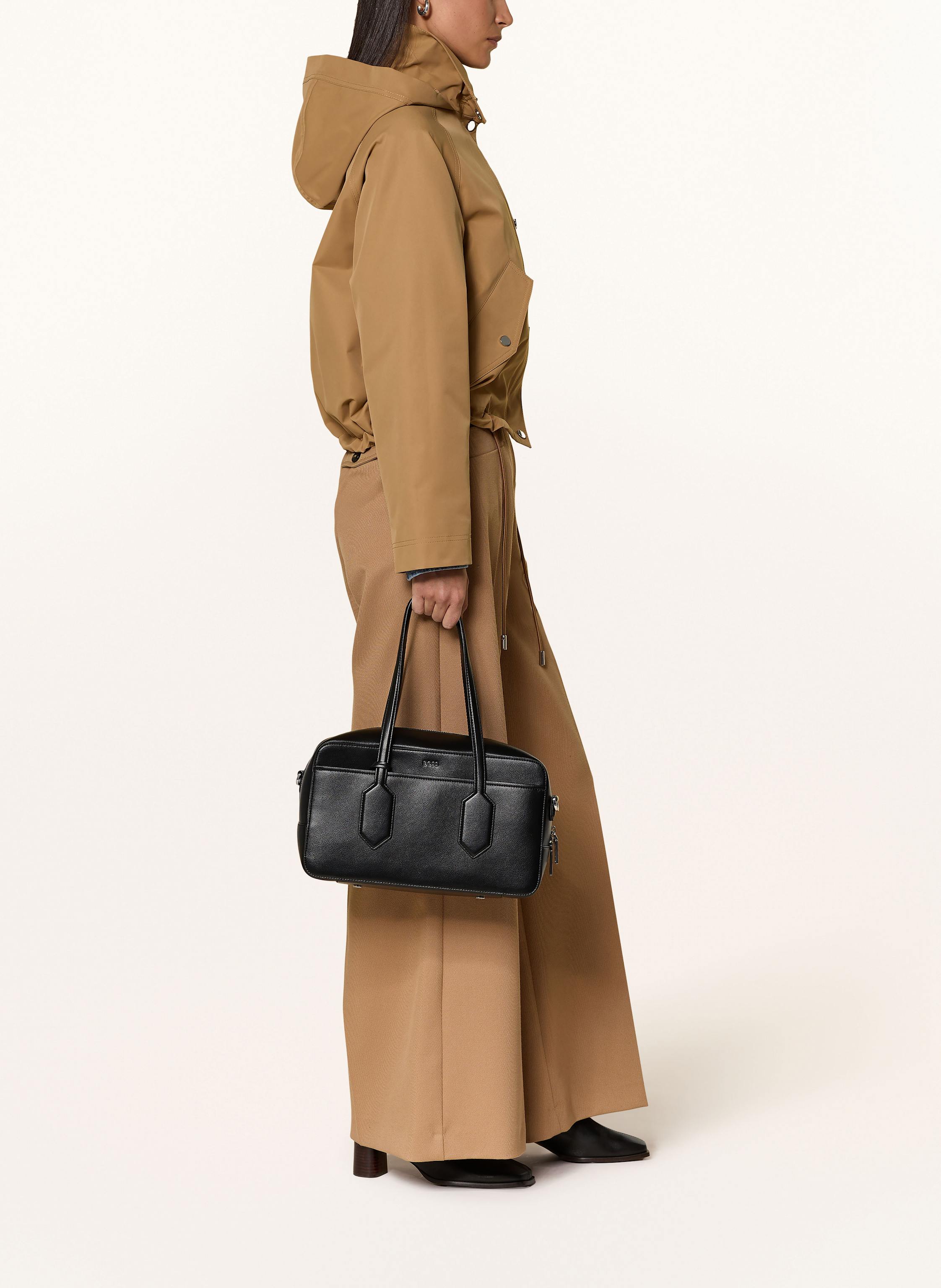 Thumbnail - Boss Cropped-Jacke Carbora beige