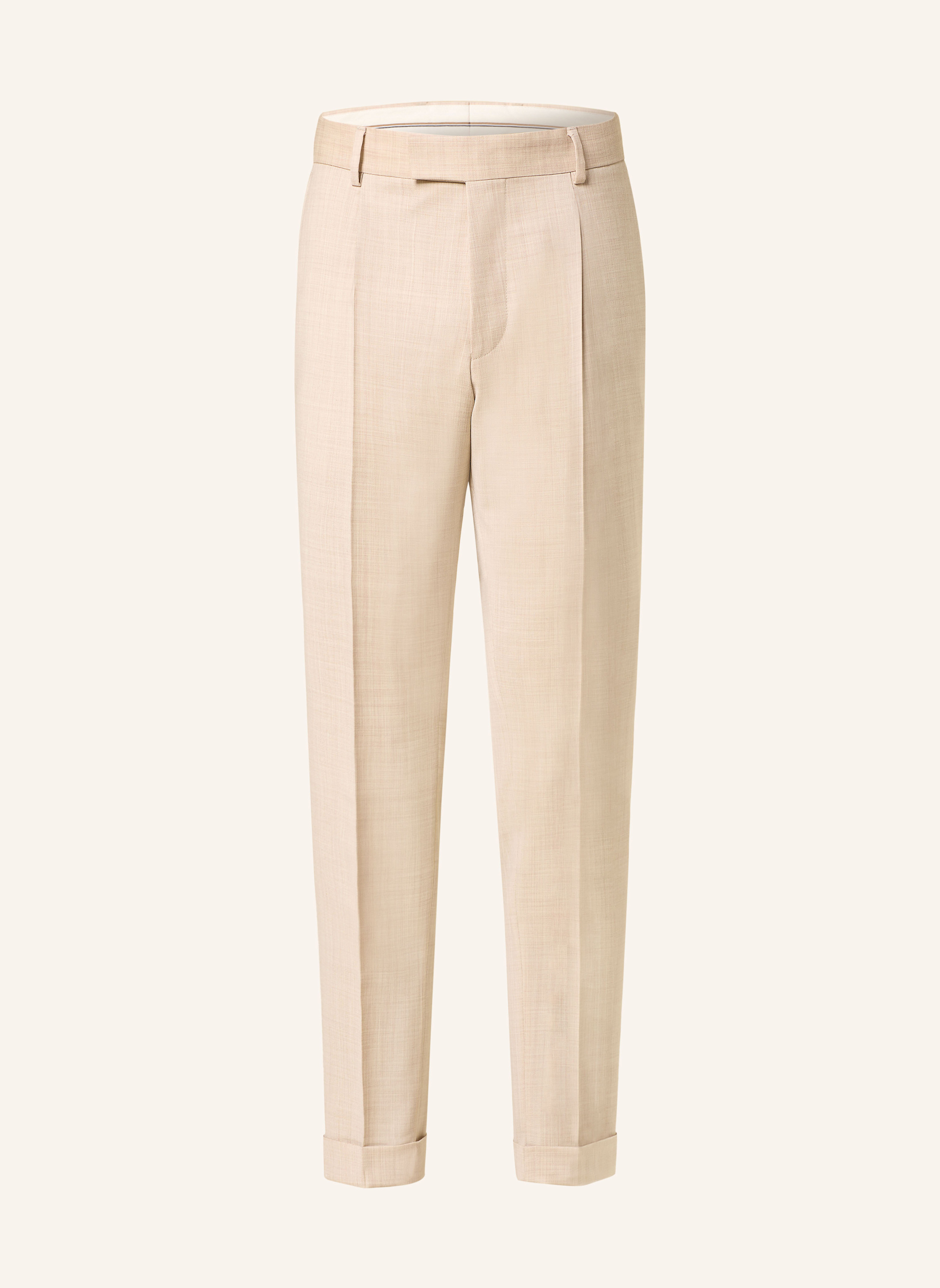 Boss Boss Anzugshose Pepe Relaxed Fit beige in 275 LIGHT BEIGE