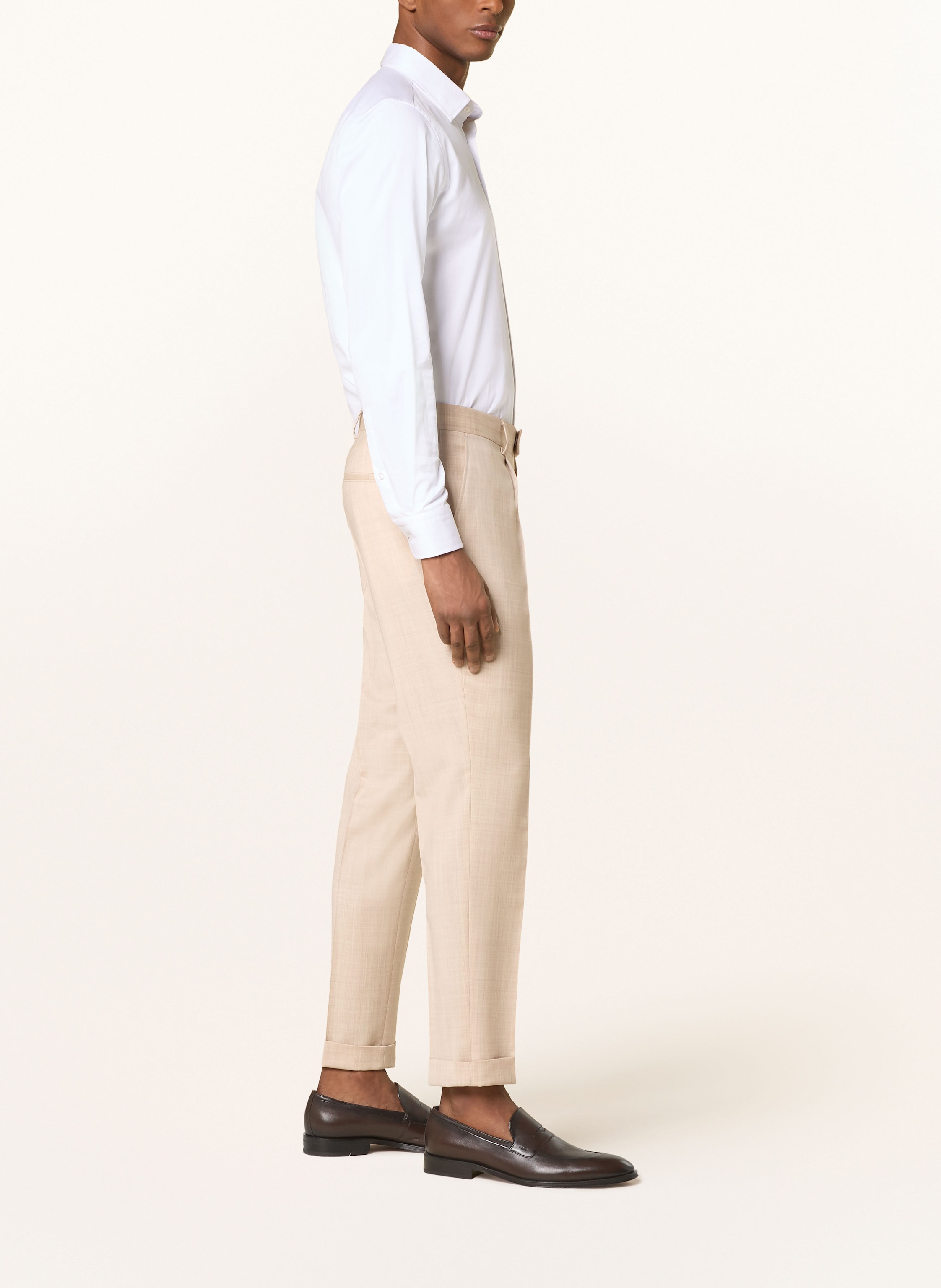 Thumbnail - Boss Anzugshose Pepe Relaxed Fit beige