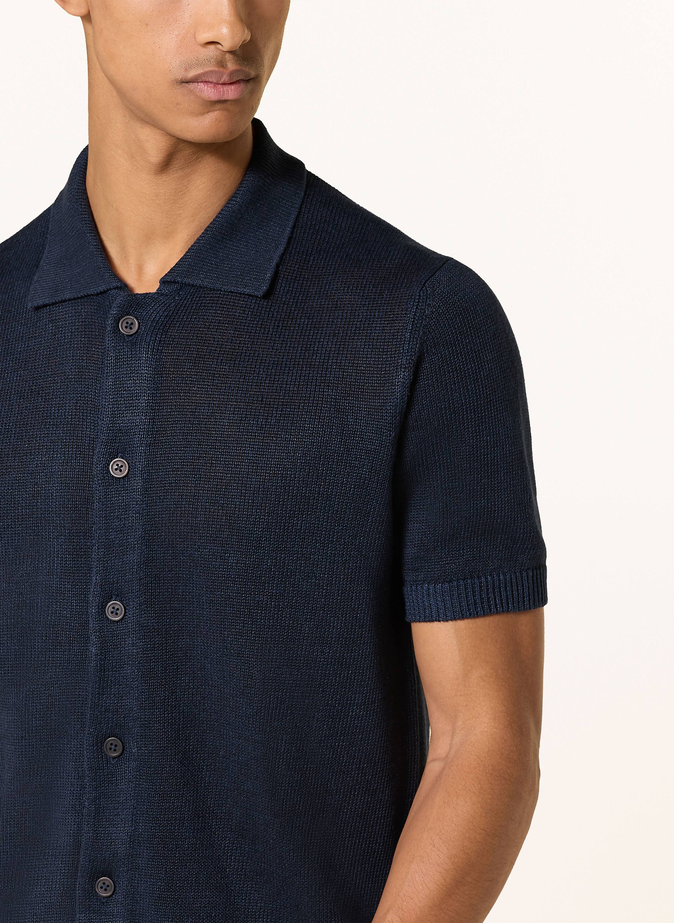 Thumbnail - Paul Strickhemd Comfort Fit Aus Leinen blau