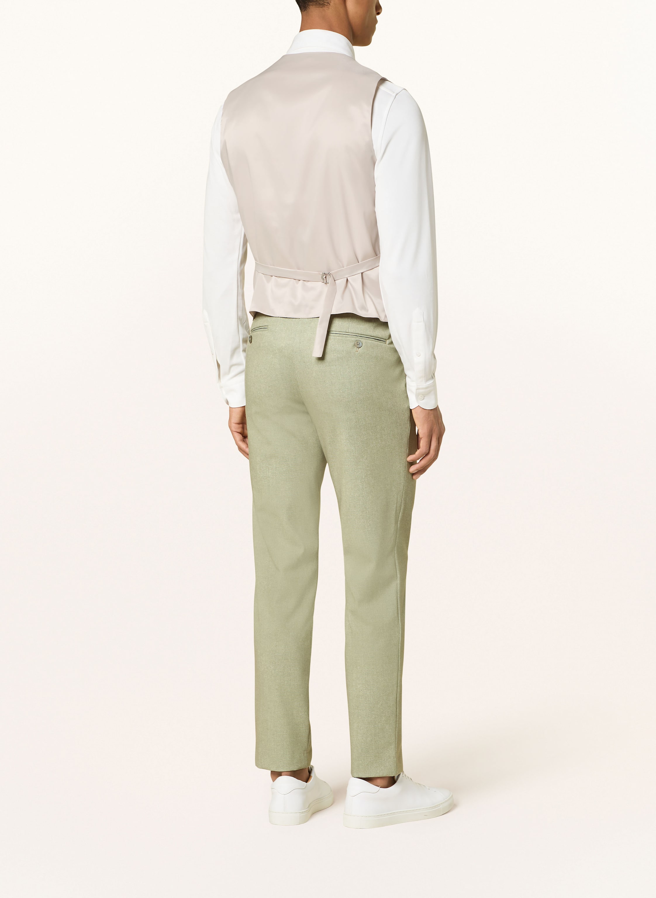 Thumbnail - Paul Anzughose Slim Fit Aus Jersey gruen