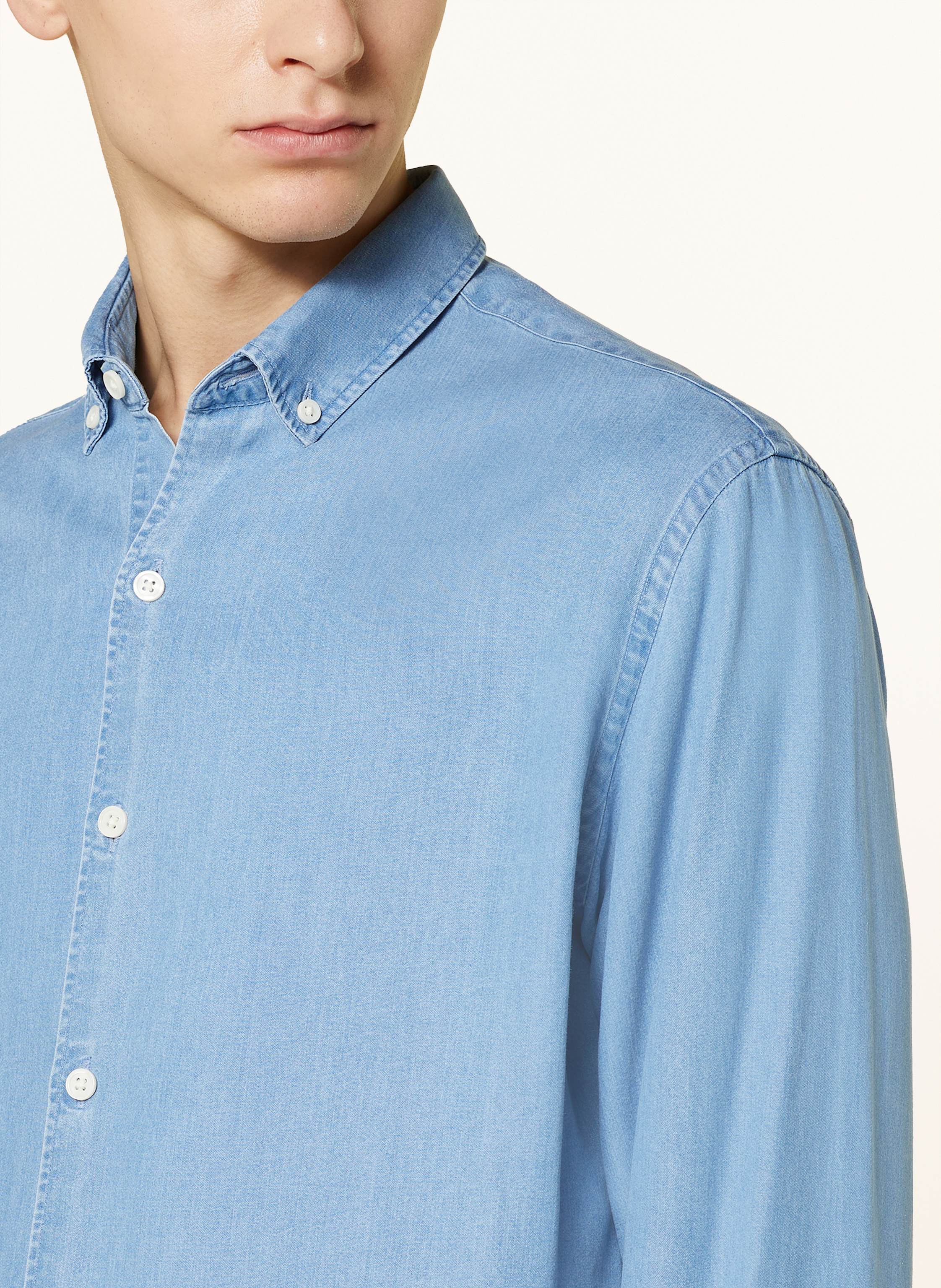 Thumbnail - Paul Hemd Comfort Fit blau