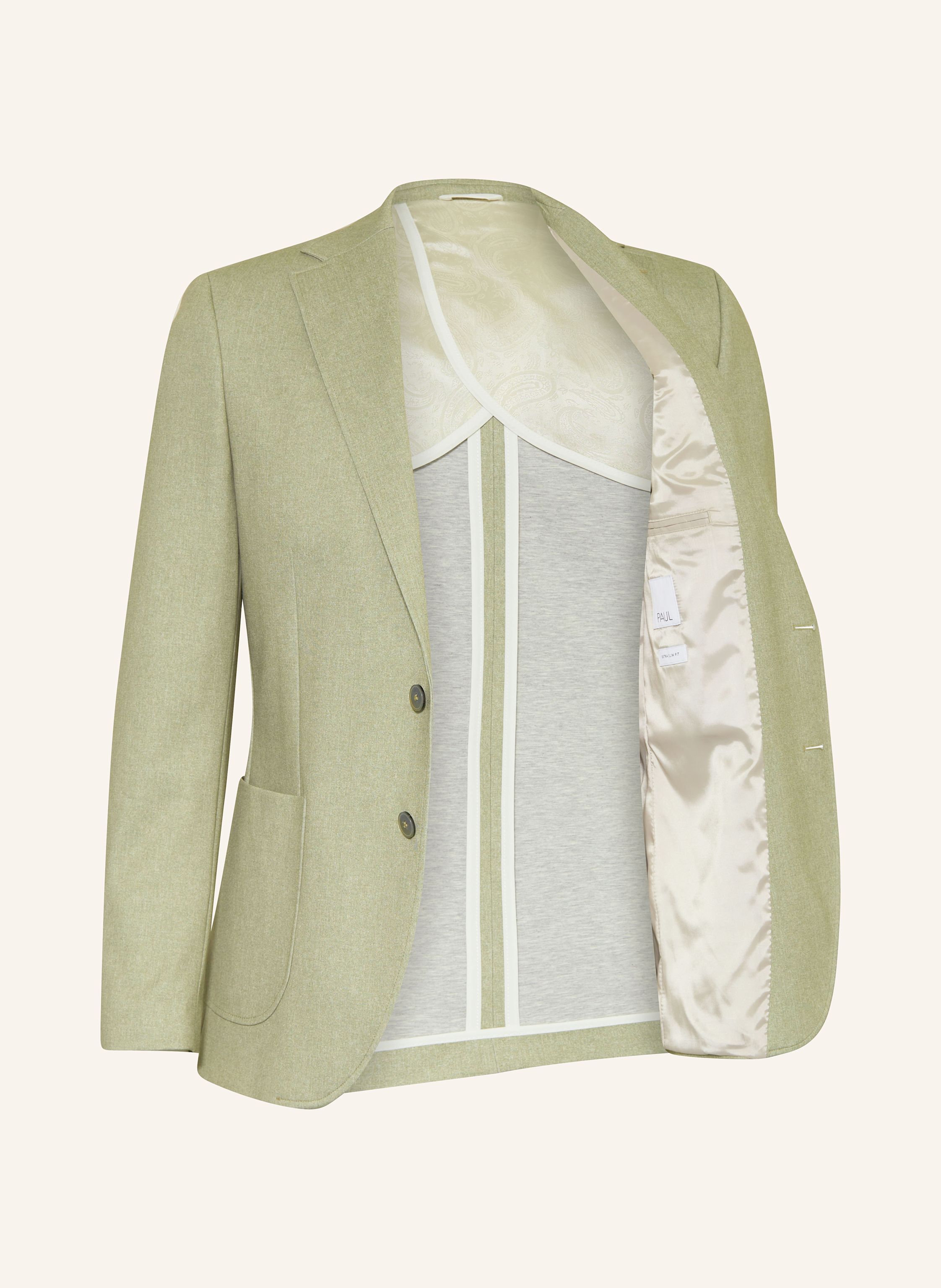 Thumbnail - Paul Anzugsakko Extra Slim Fit Aus Jersey gruen