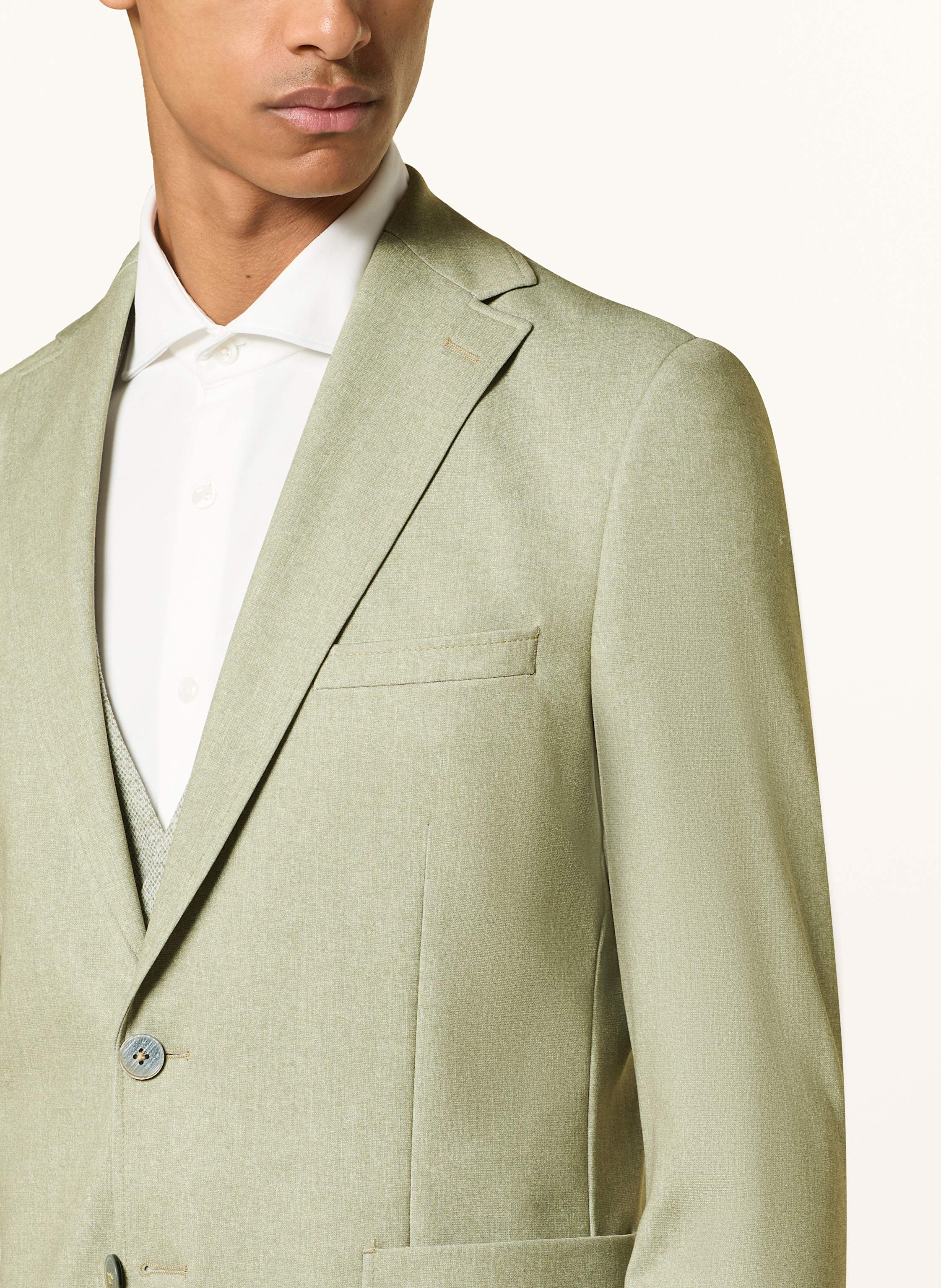 Thumbnail - Paul Anzugsakko Extra Slim Fit Aus Jersey gruen