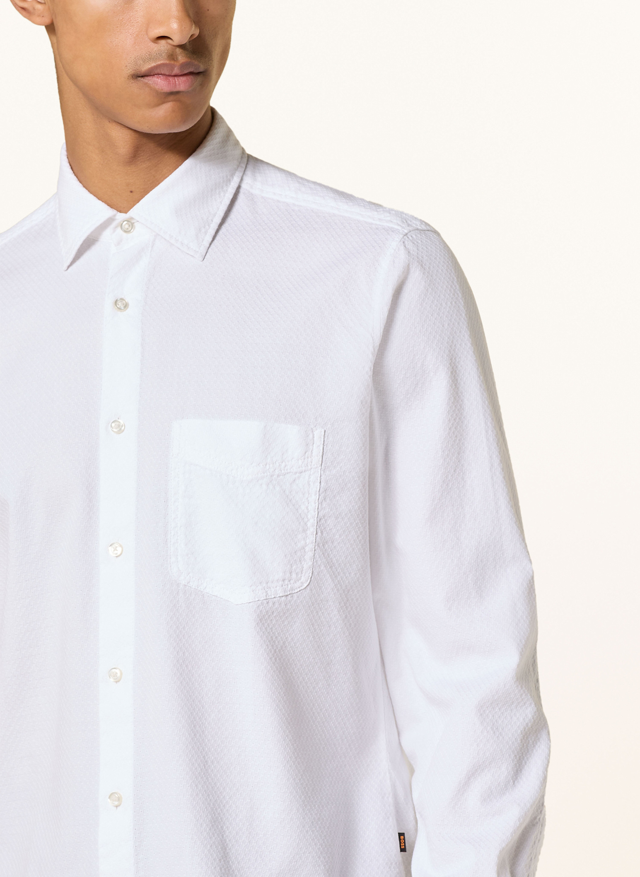 Thumbnail - Boss Hemd Remiton Regular Fit weiss