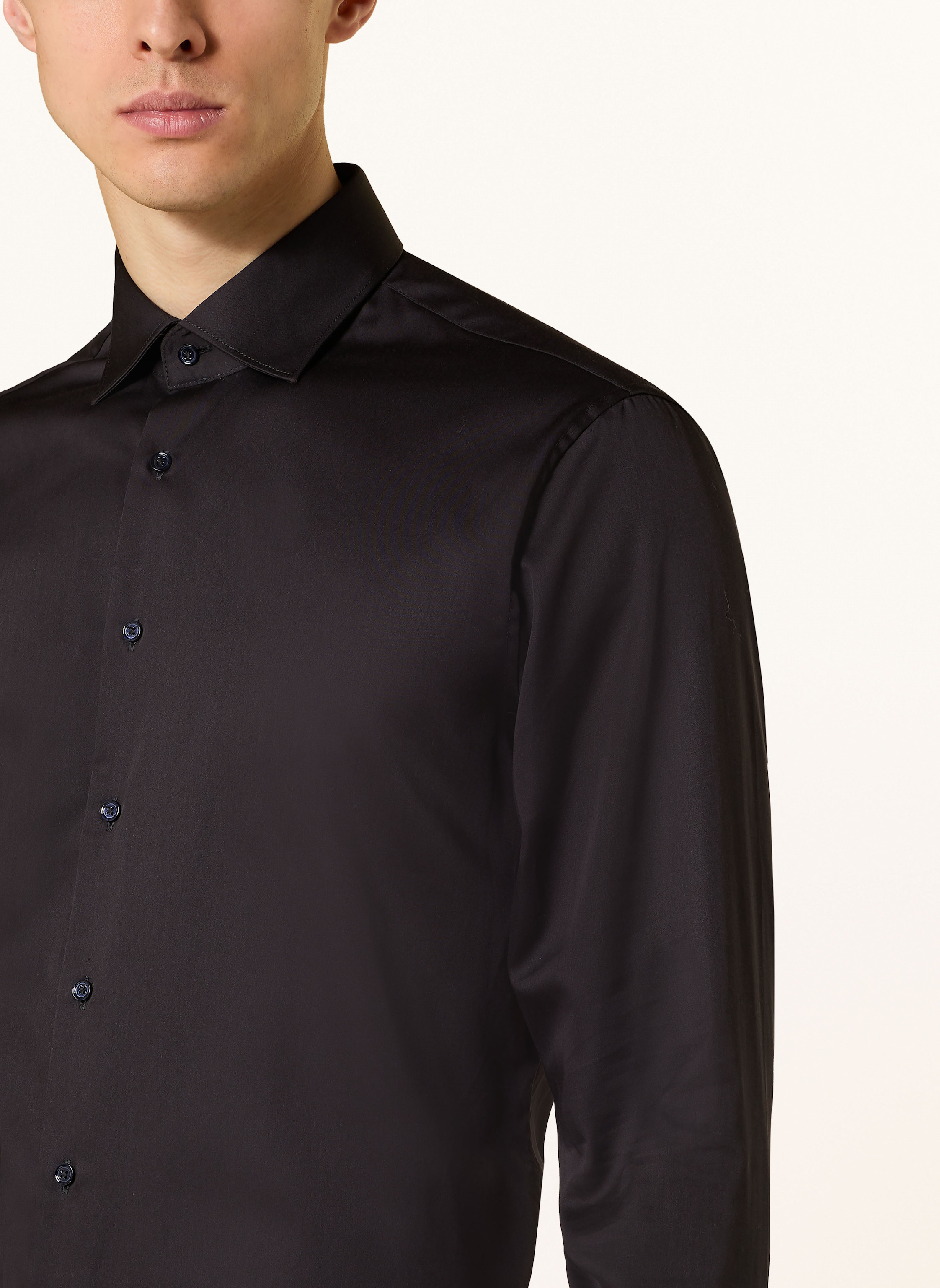 Thumbnail - Seidensticker Hemd Shaped Fit schwarz