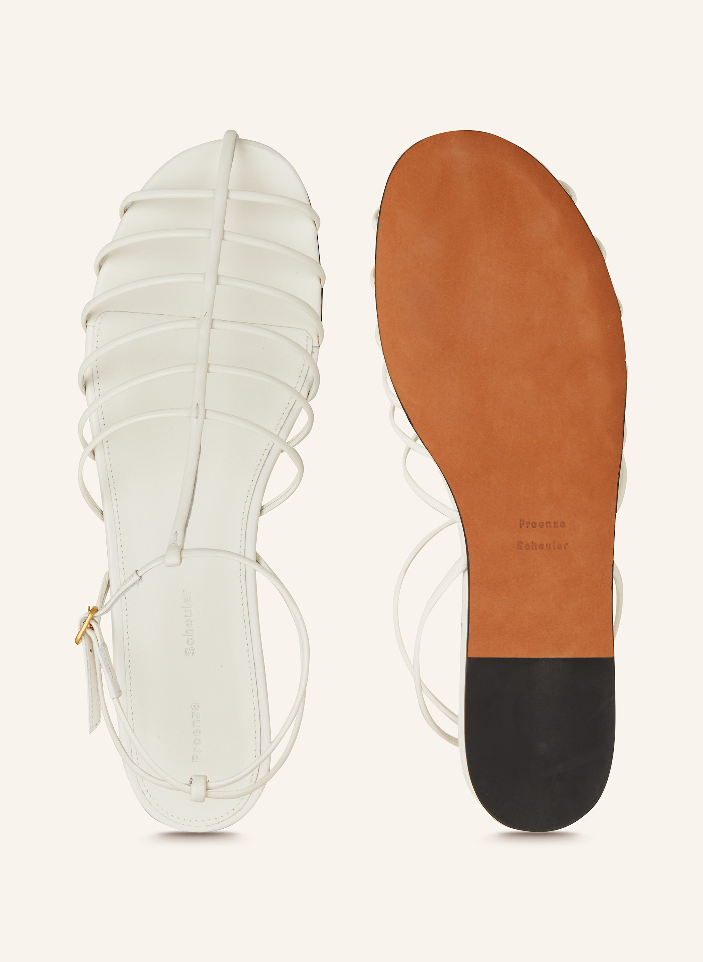 Thumbnail - Proenza Schouler Sandalen weiss