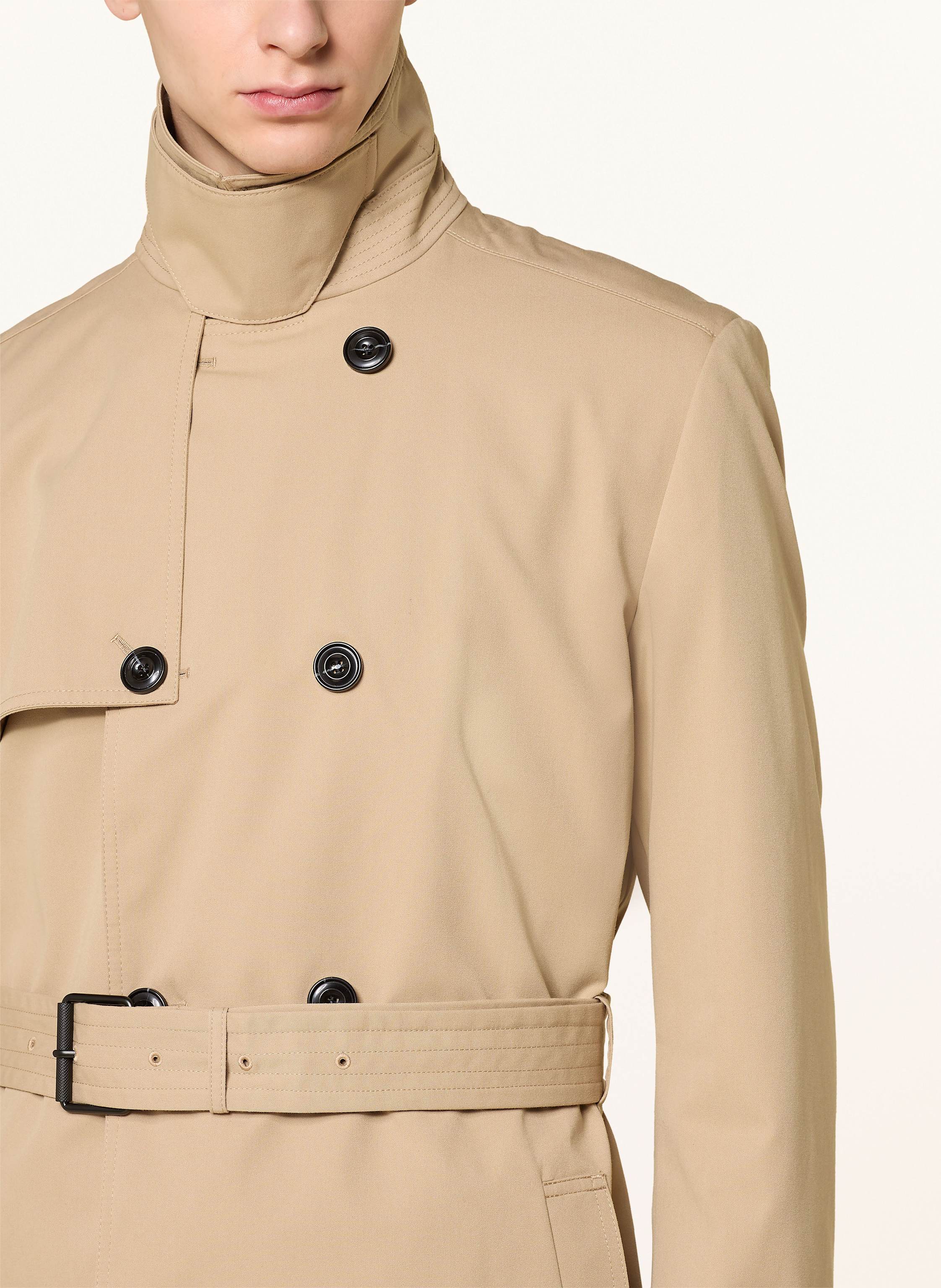 Thumbnail - Hugo Trenchcoat Maluks beige