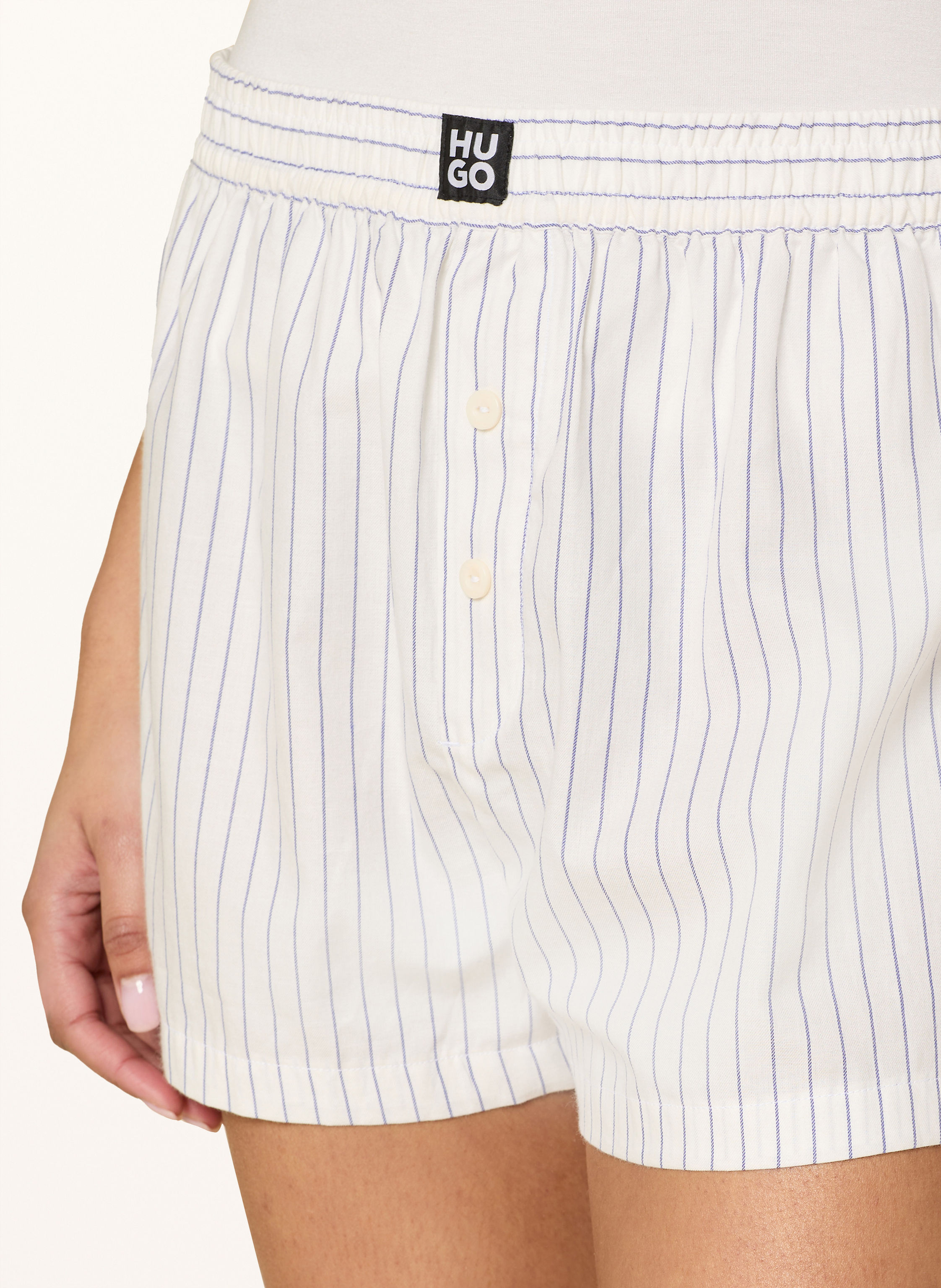 Thumbnail - Hugo Schlafshorts Maia weiss