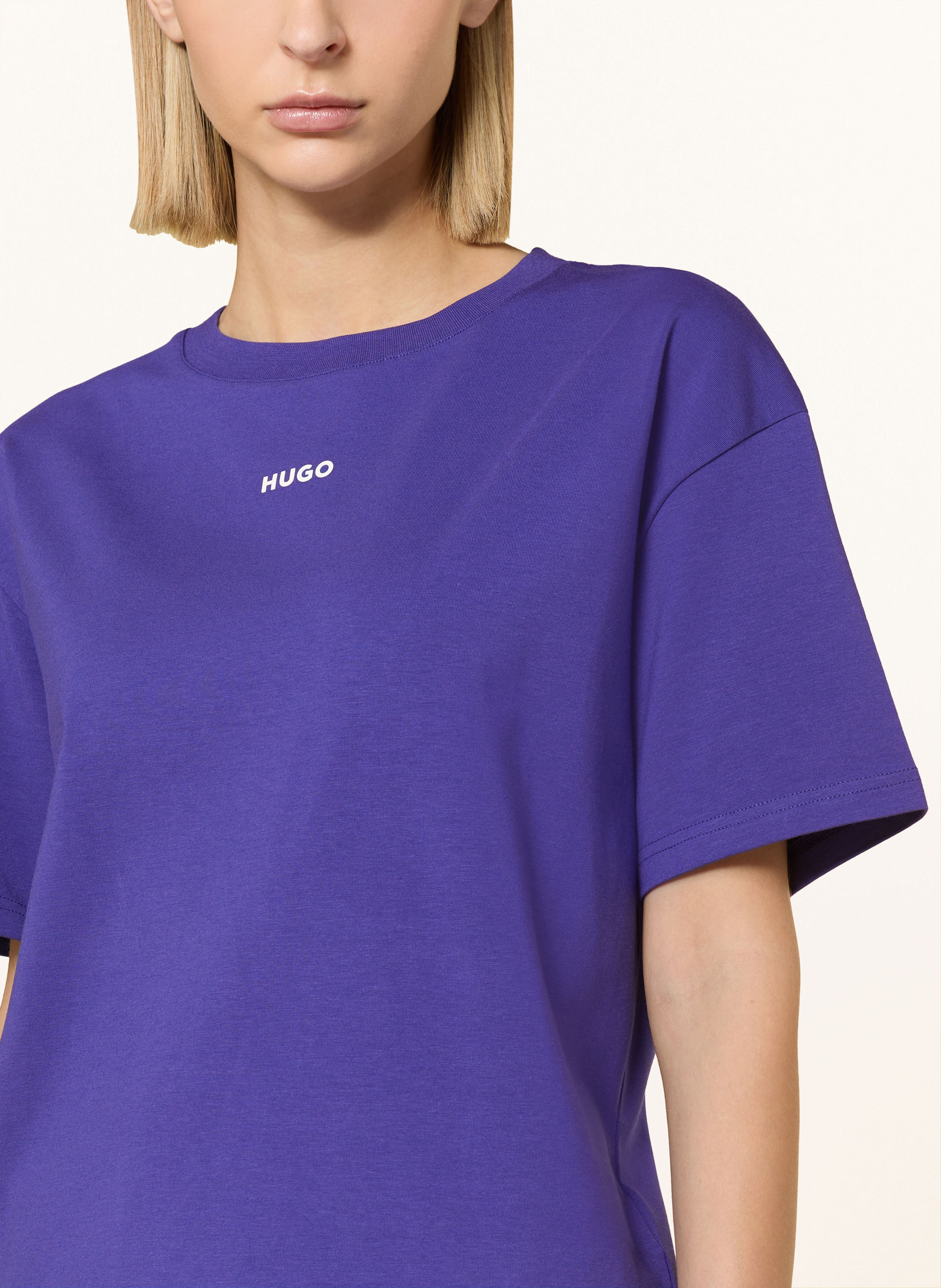 Thumbnail - Hugo Lounge-Shirt Shuffle blau