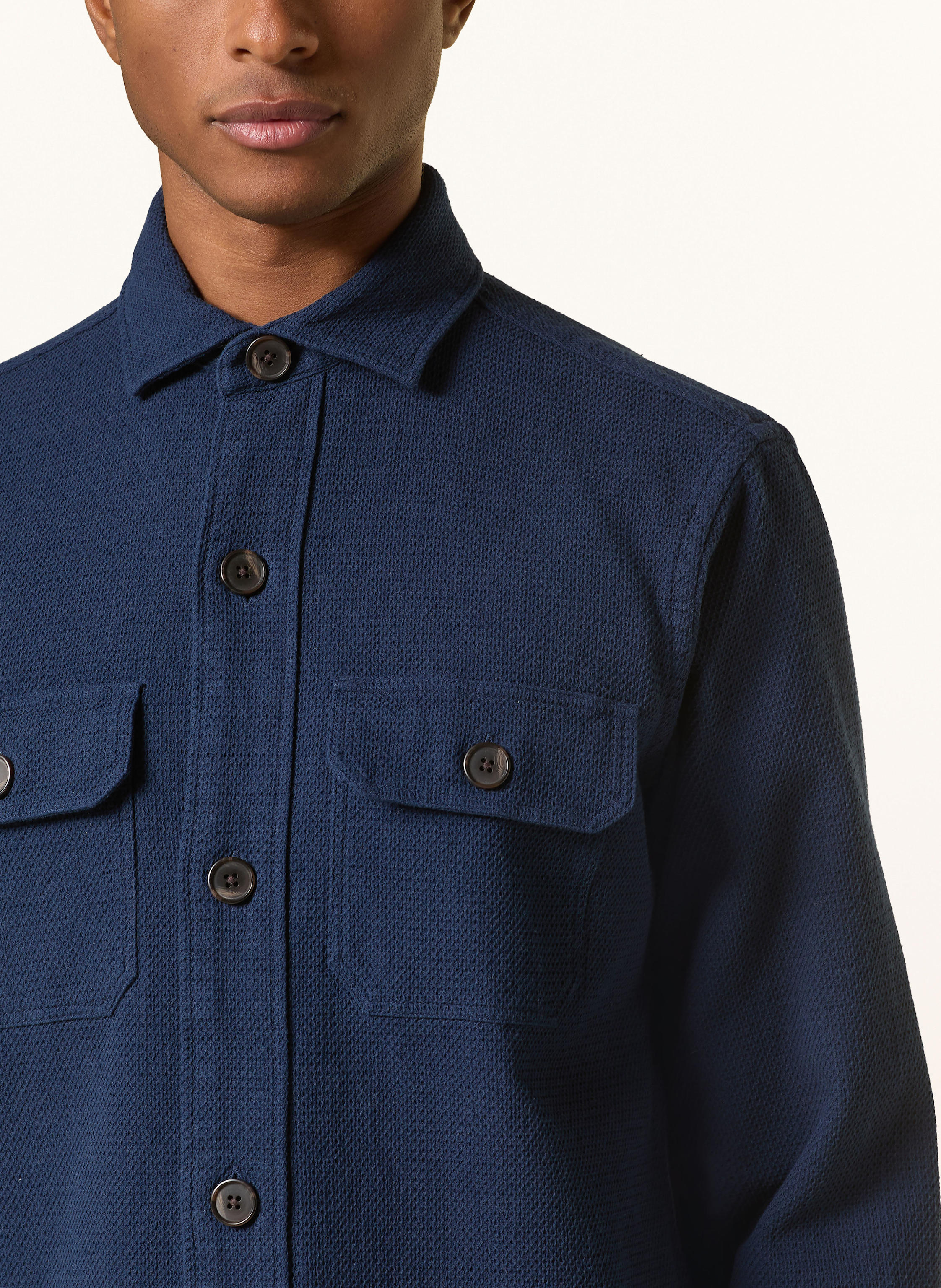 Thumbnail - Strokesman's Overshirt blau