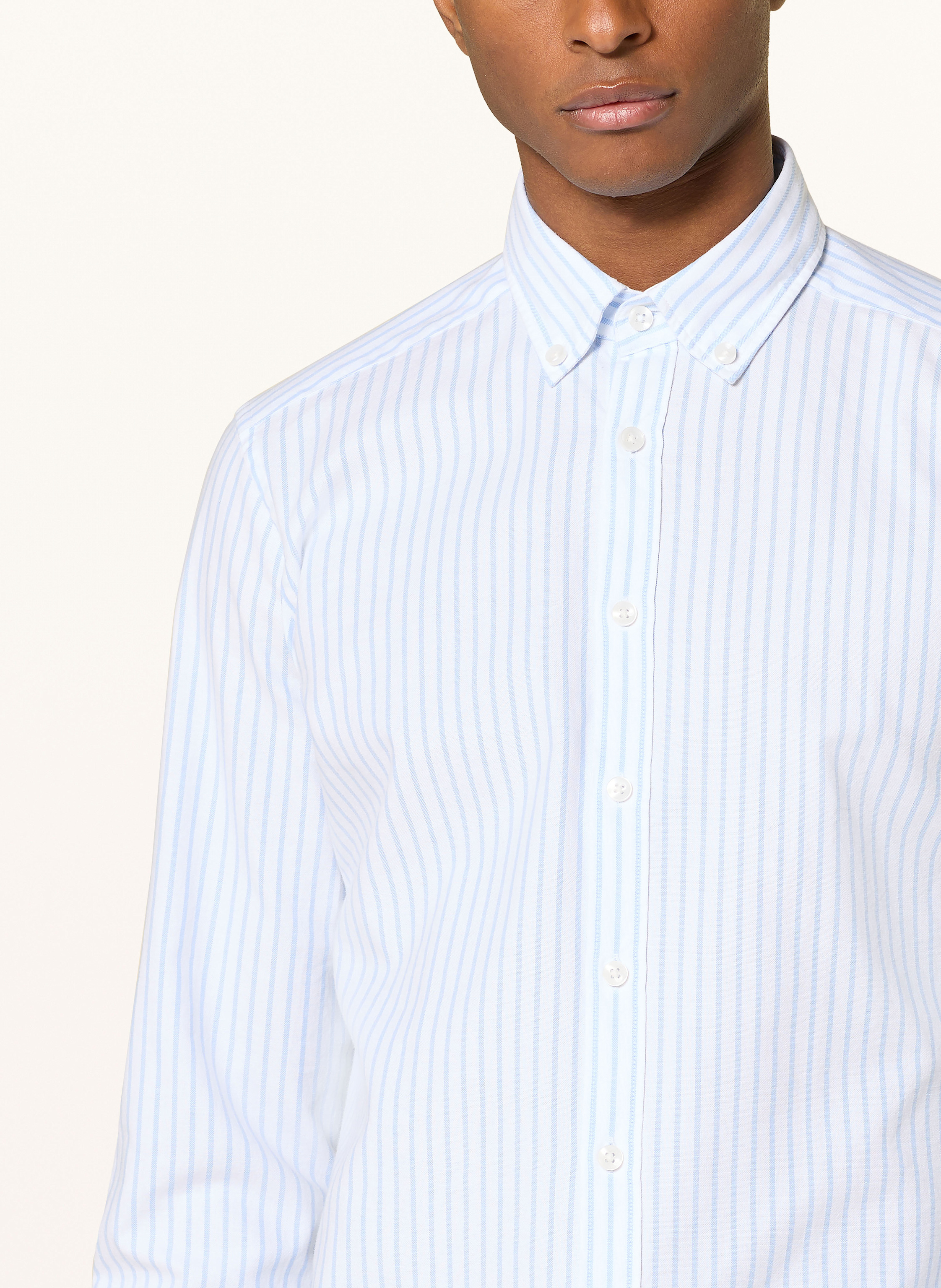 Thumbnail - Strokesman's Oxfordhemd Regular Fit weiss