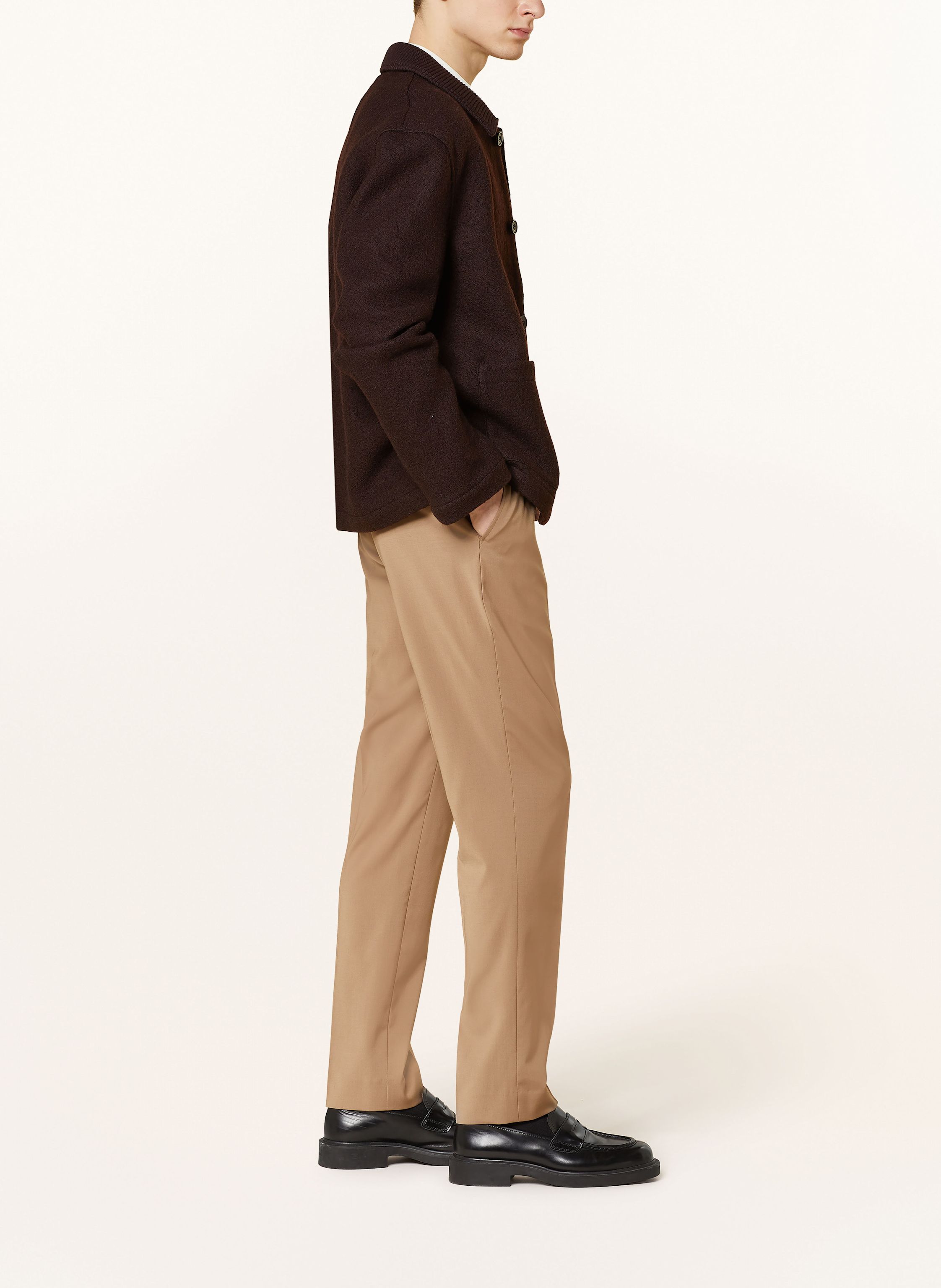 Thumbnail - Sandro Hose New Alpha Im Jogging-Stil Slim Fit braun