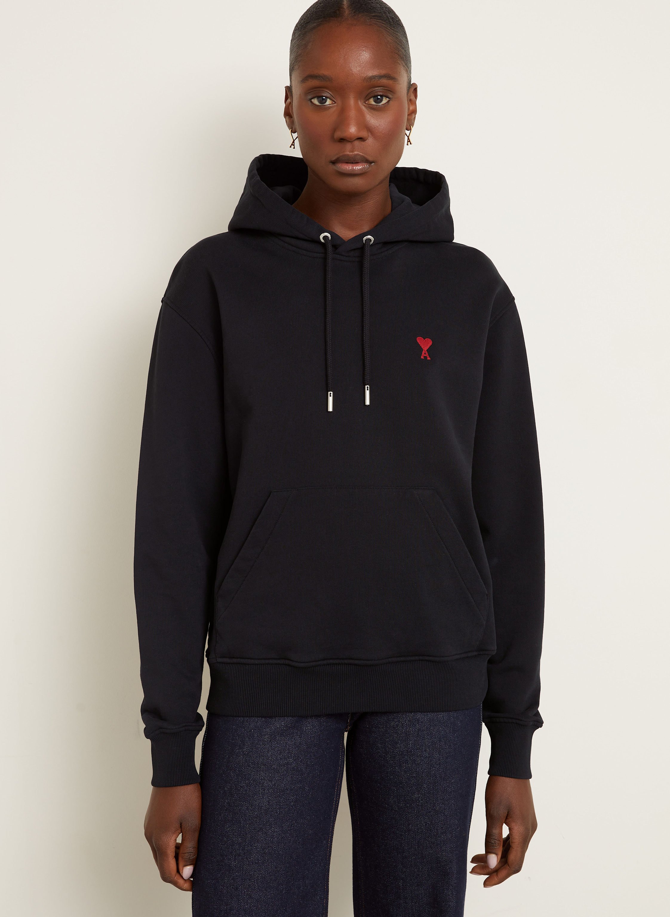 Thumbnail - Ami Paris Hoodie schwarz