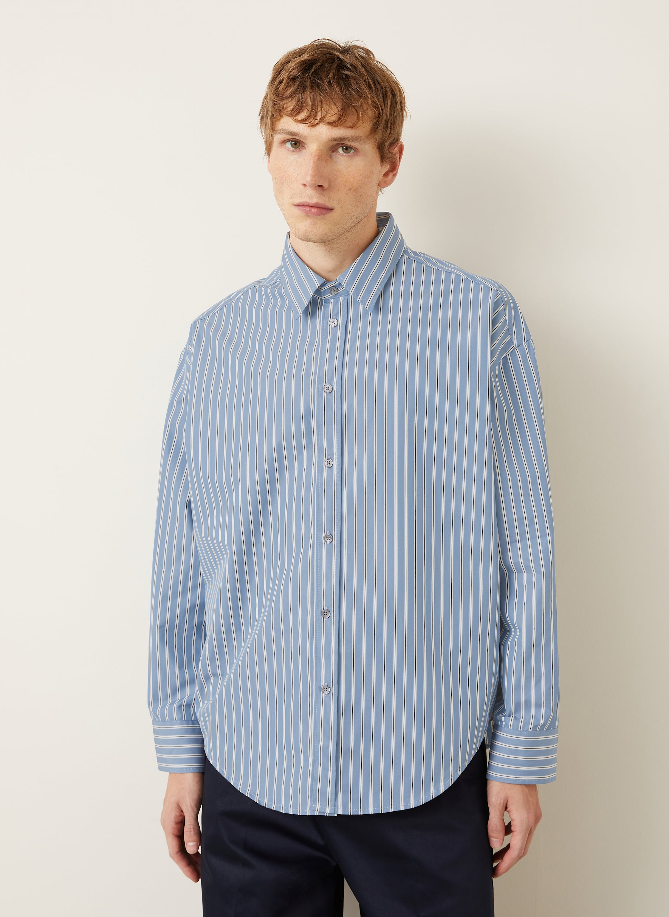 Thumbnail - Ami Paris Hemd Comfort Fit blau