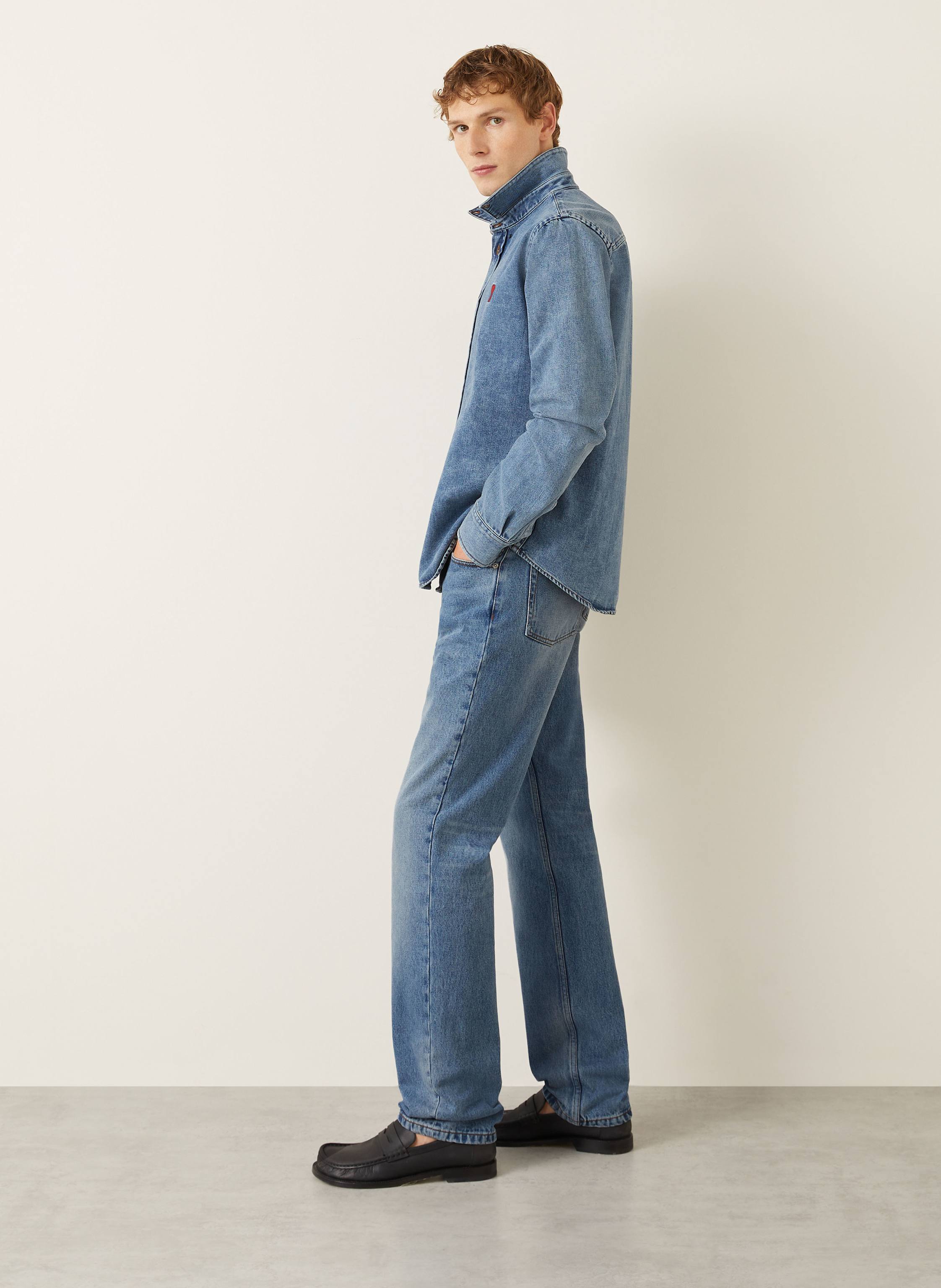 Thumbnail - Ami Paris Jeans Classic Fit blau