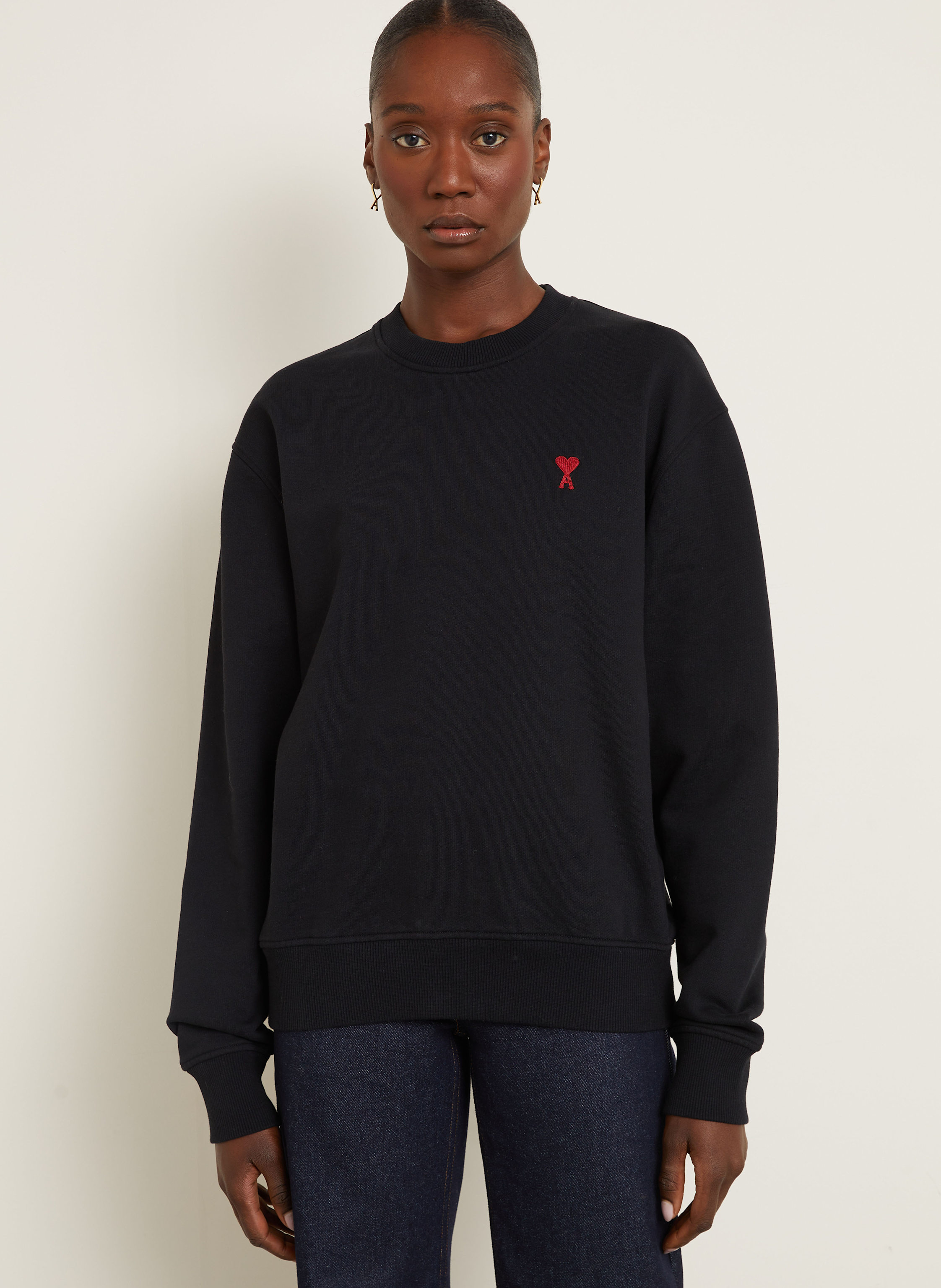 Thumbnail - Ami Paris Sweatshirt schwarz