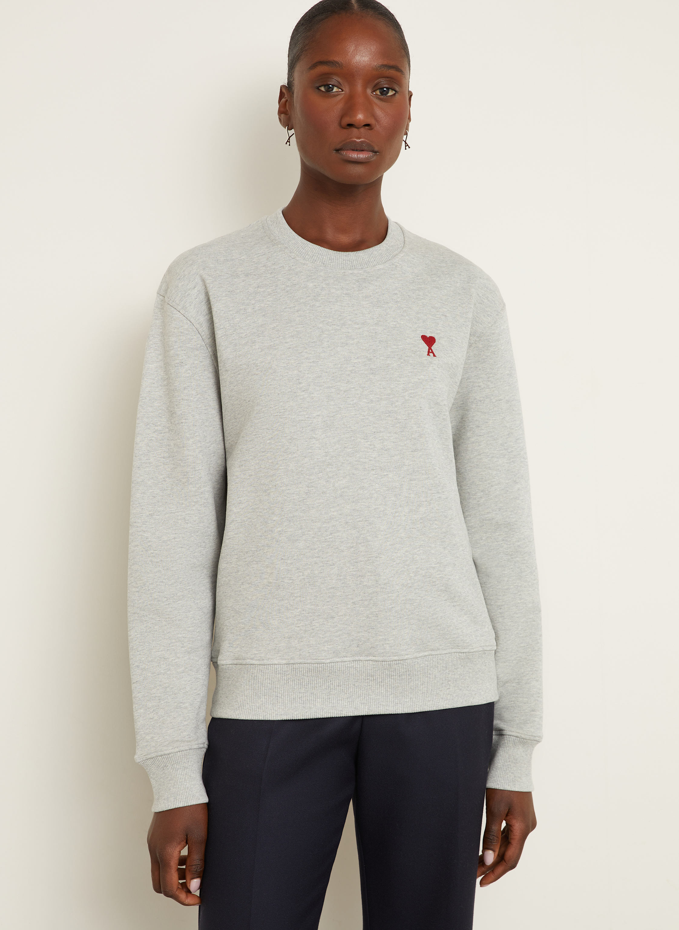 Thumbnail - Ami Paris Sweatshirt grau