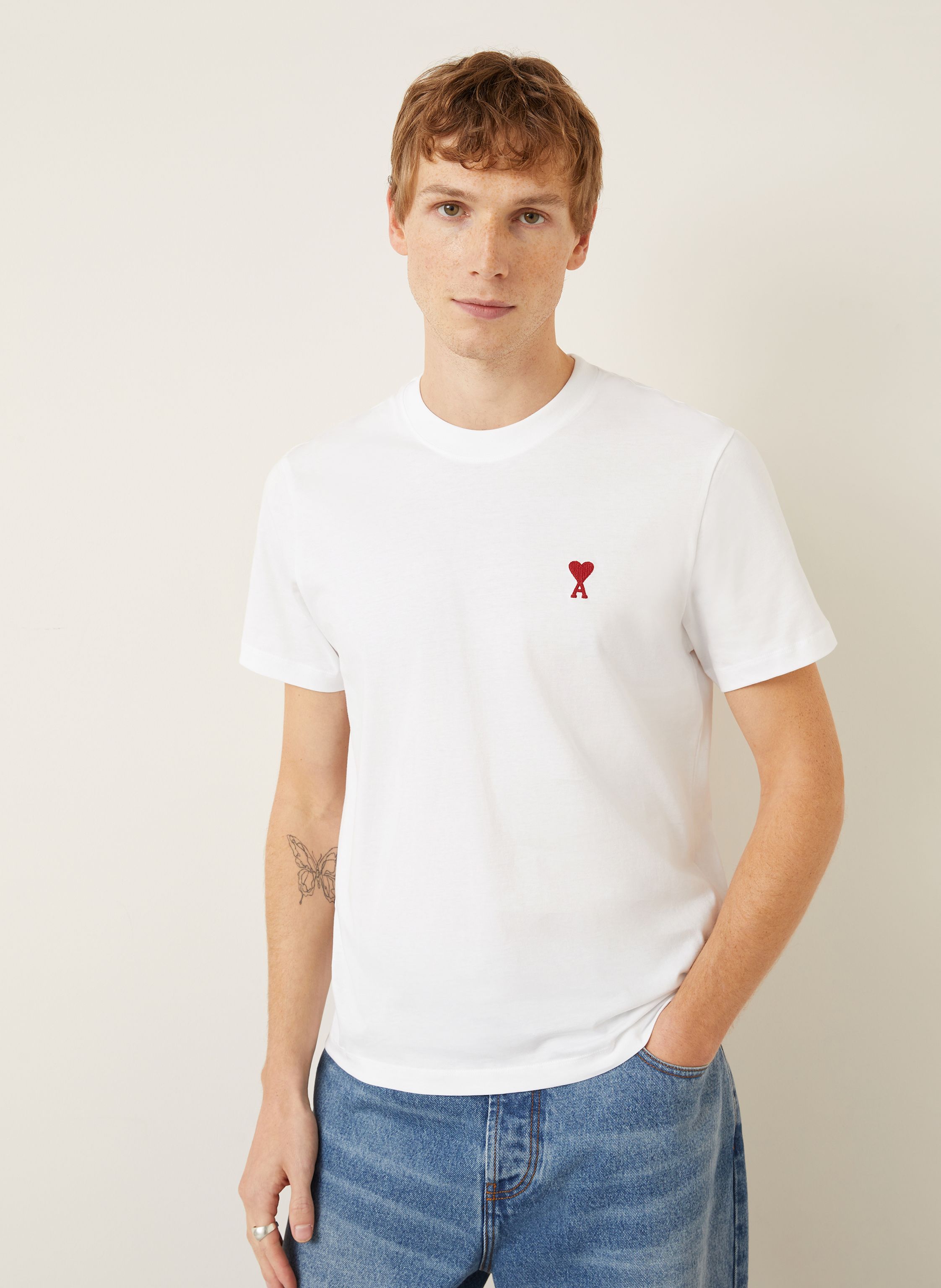 Thumbnail - Ami Paris T-Shirt weiss