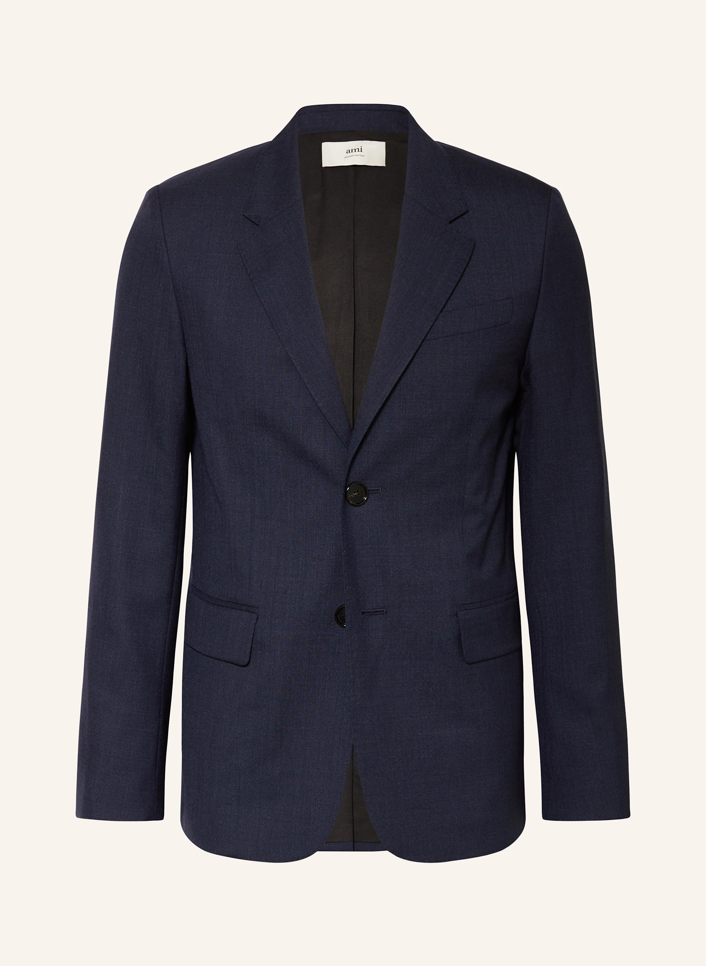 AMI Paris Ami Paris Sakko Slim Fit blau in 4011 NAVY BLUE