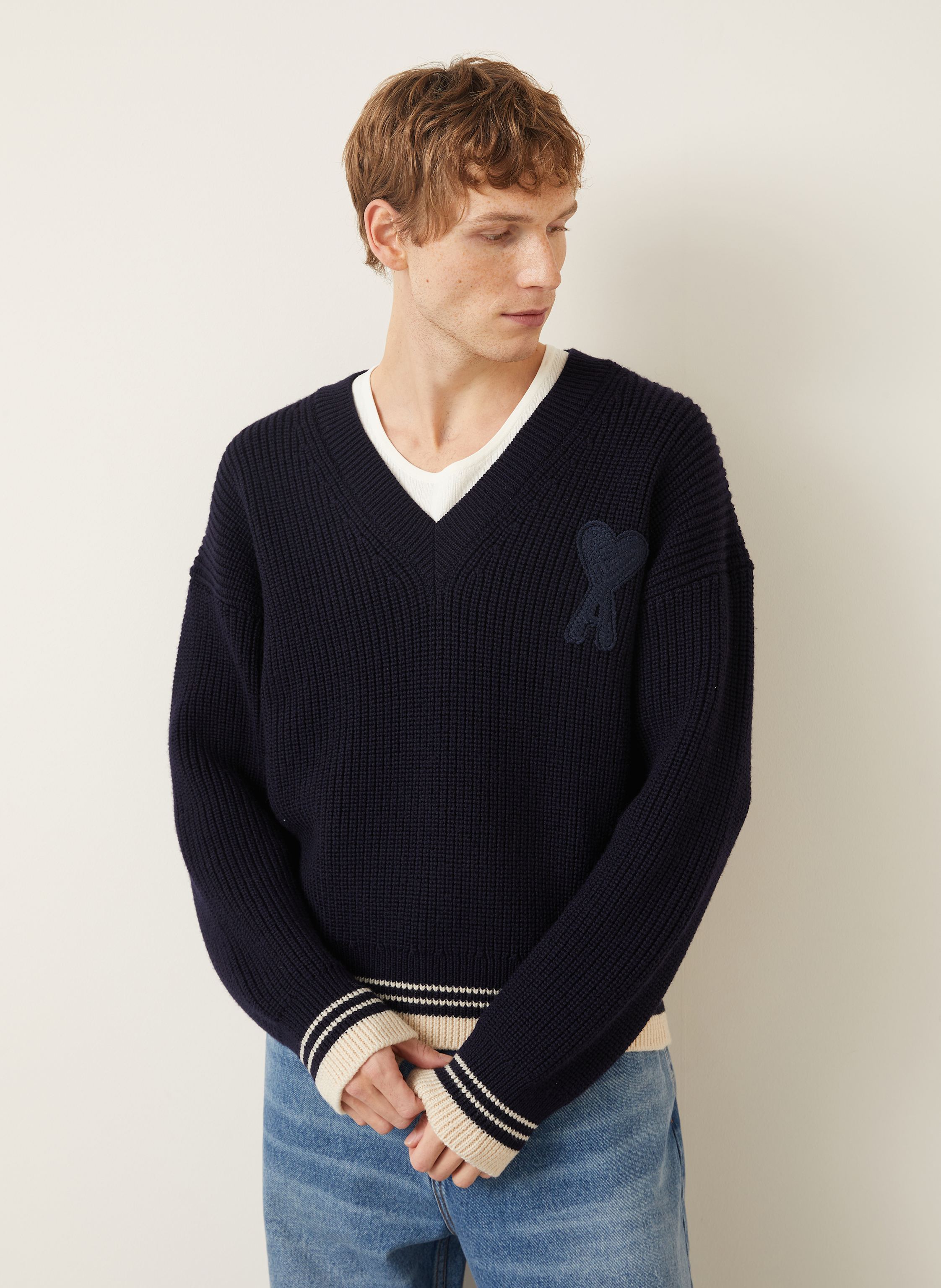 Thumbnail - Ami Paris Pullover blau