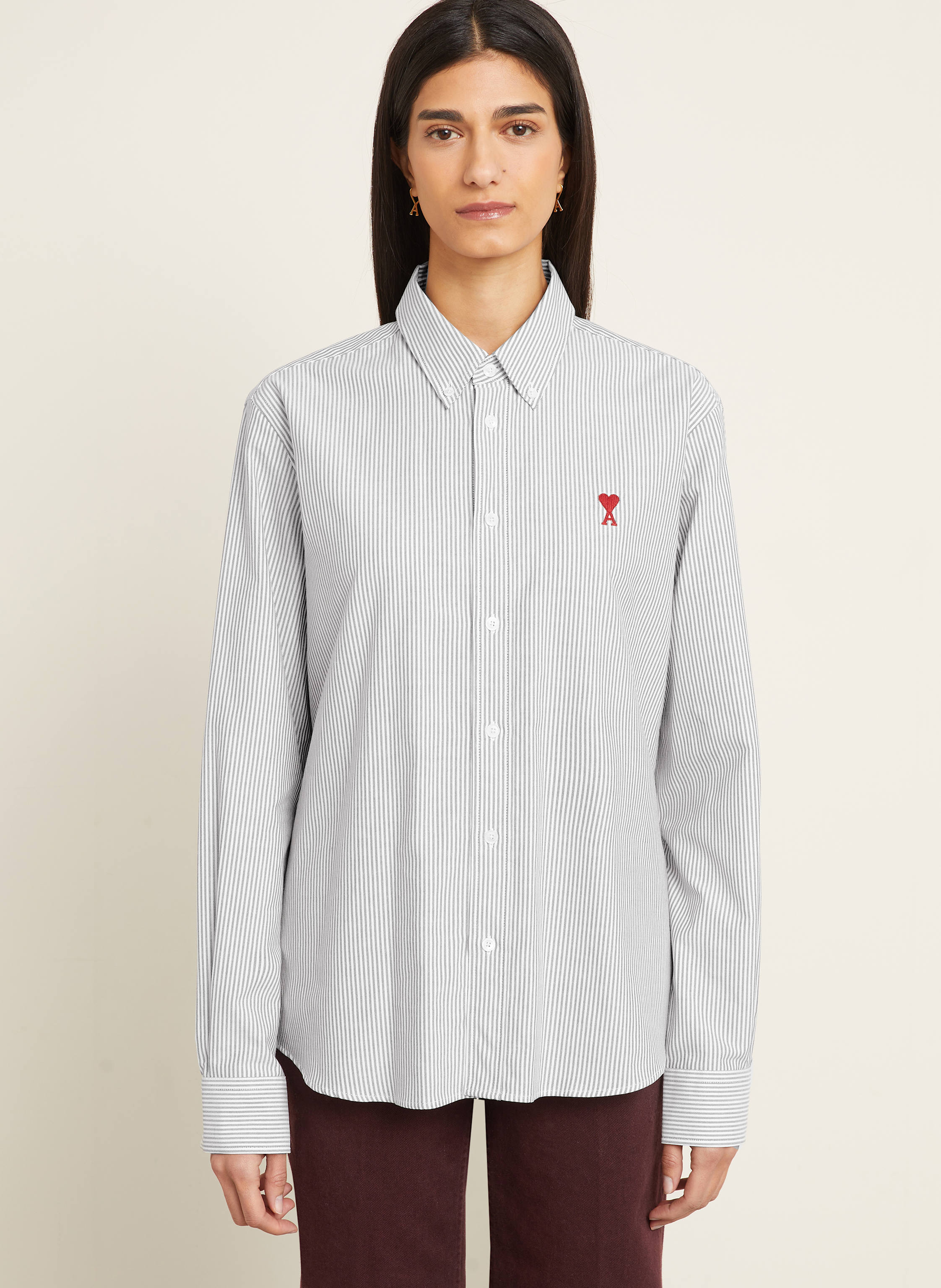 Thumbnail - Ami Paris Hemdbluse schwarz