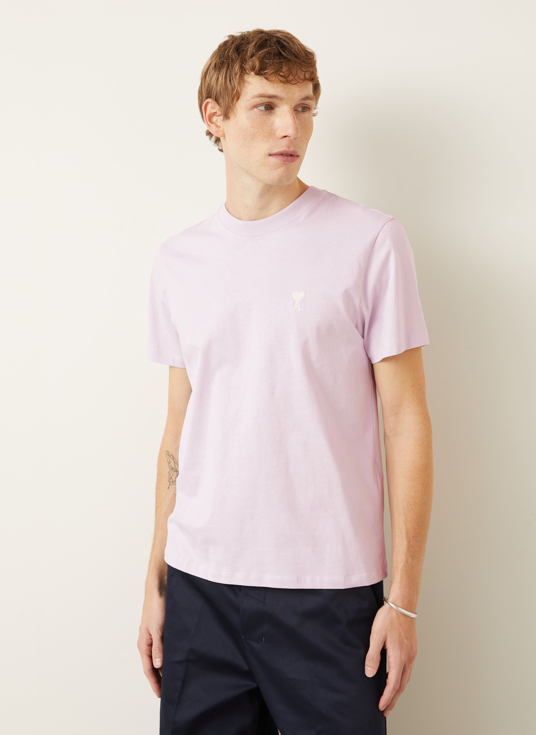 Thumbnail - Ami Paris T-Shirt lila