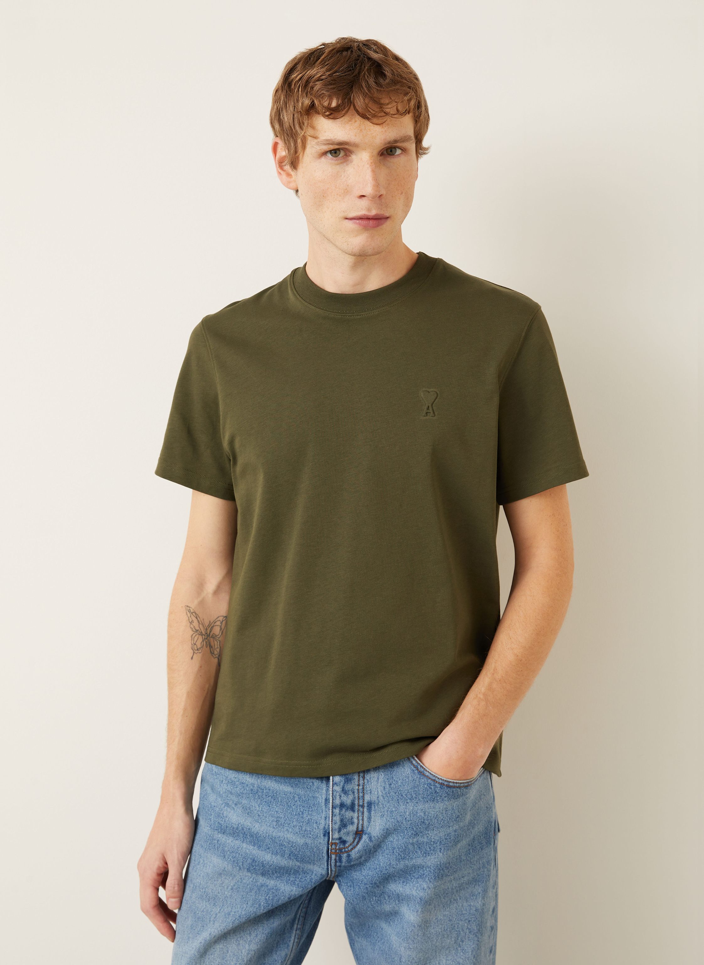 Thumbnail - Ami Paris T-Shirt gruen