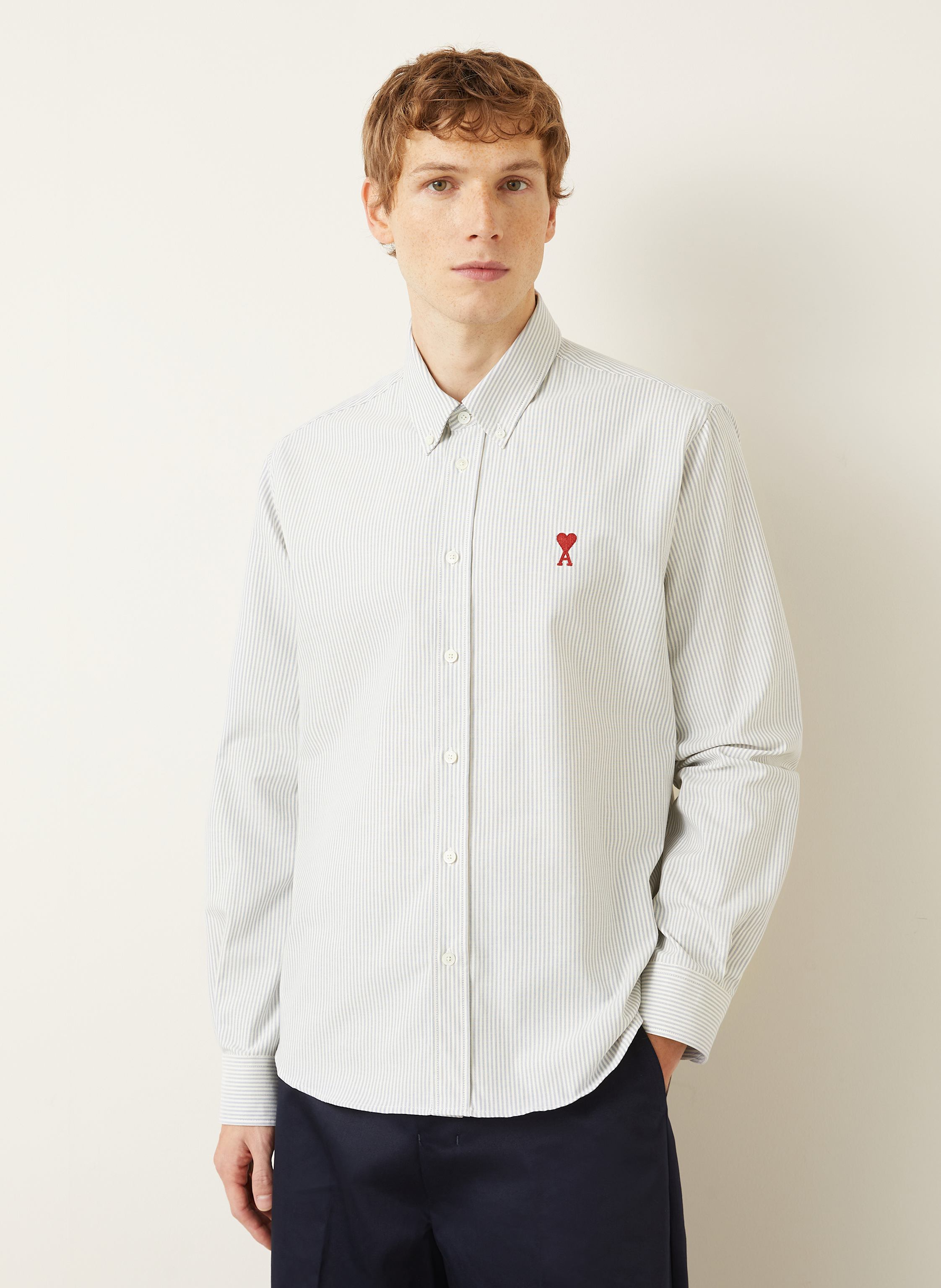 Thumbnail - Ami Paris Hemd Comfort Fit blau