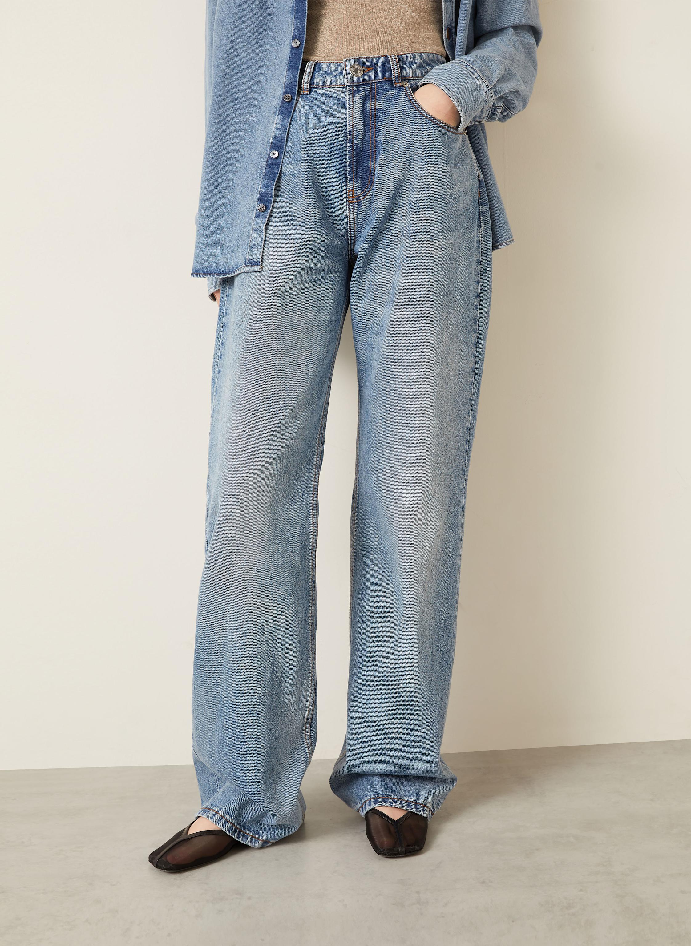Thumbnail - Ami Paris Straight Jeans blau