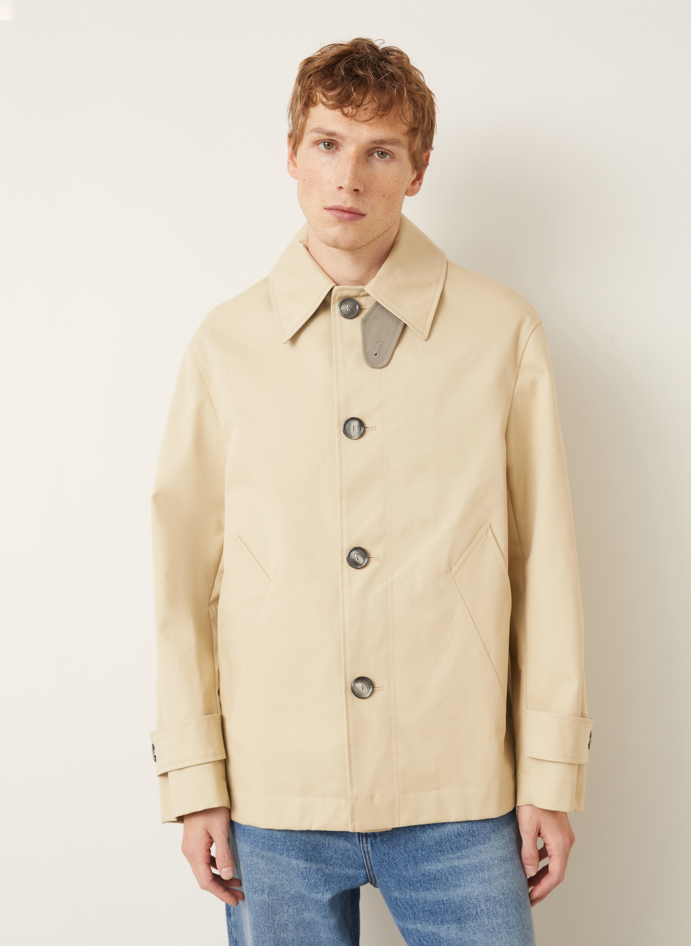 Thumbnail - Ami Paris Jacke beige