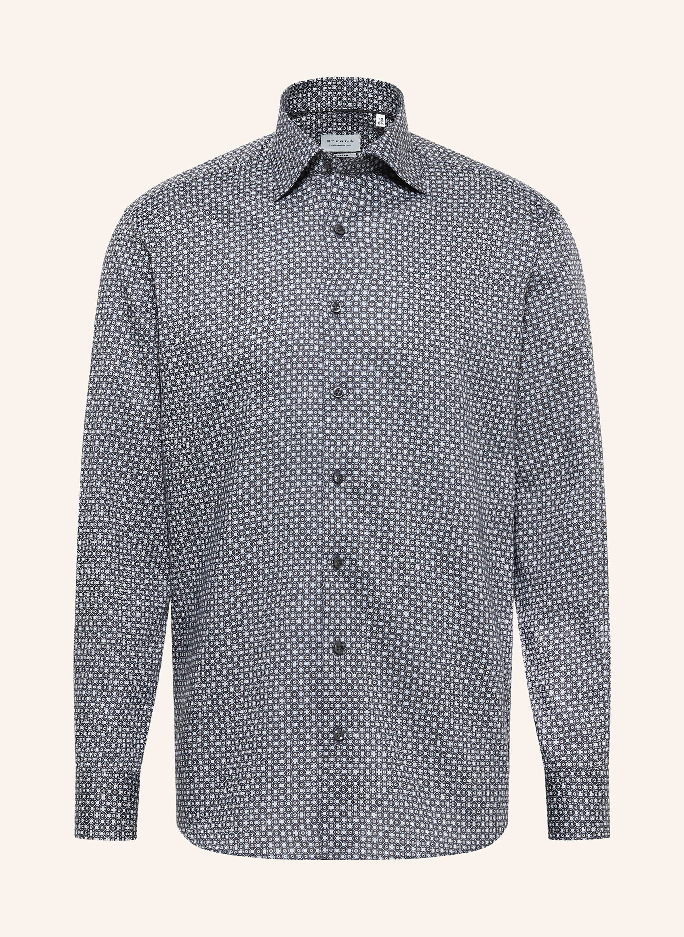 Eterna Hemd Modern Fit grau