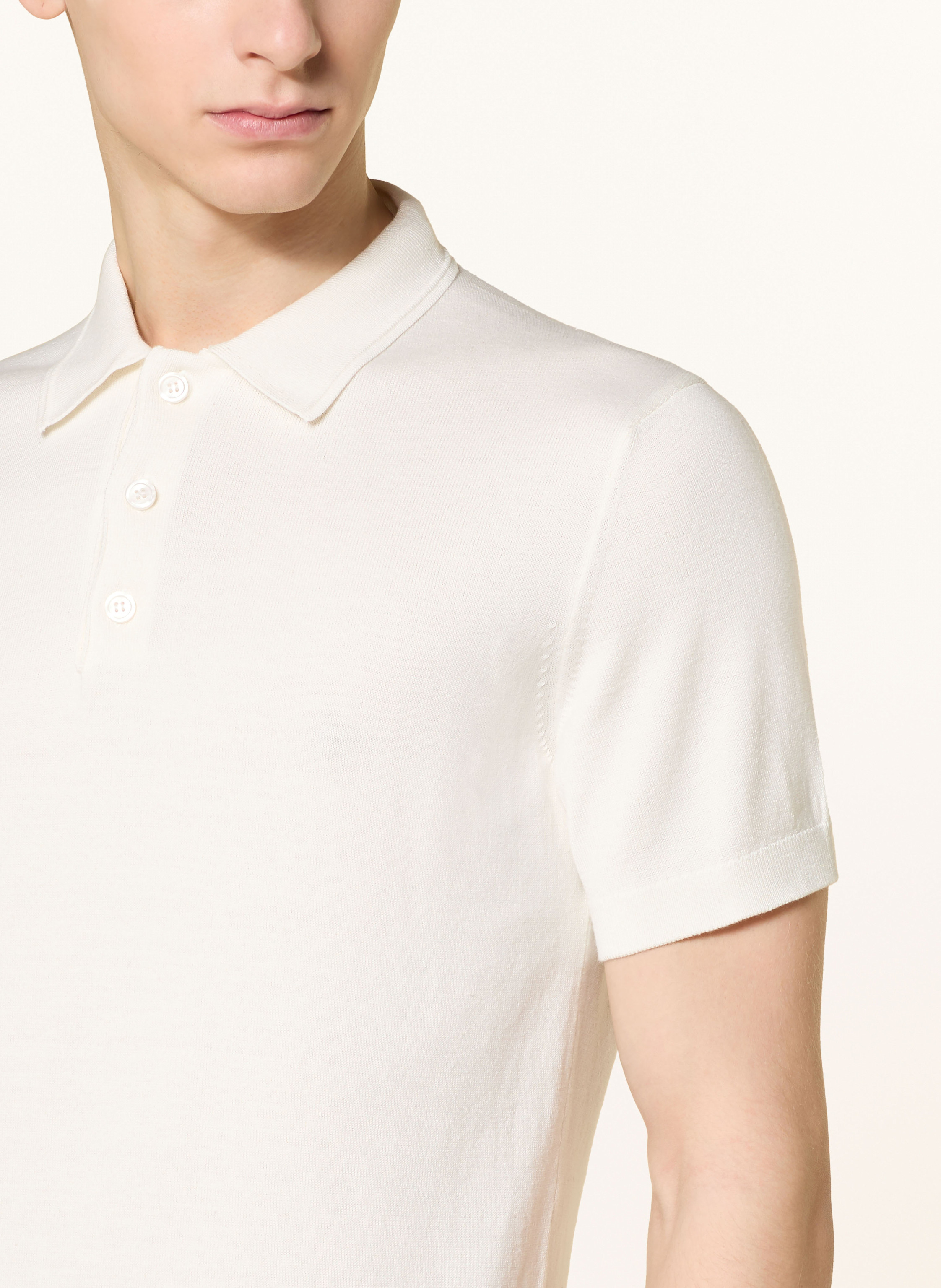 Thumbnail - Paul Strick-Poloshirt weiss