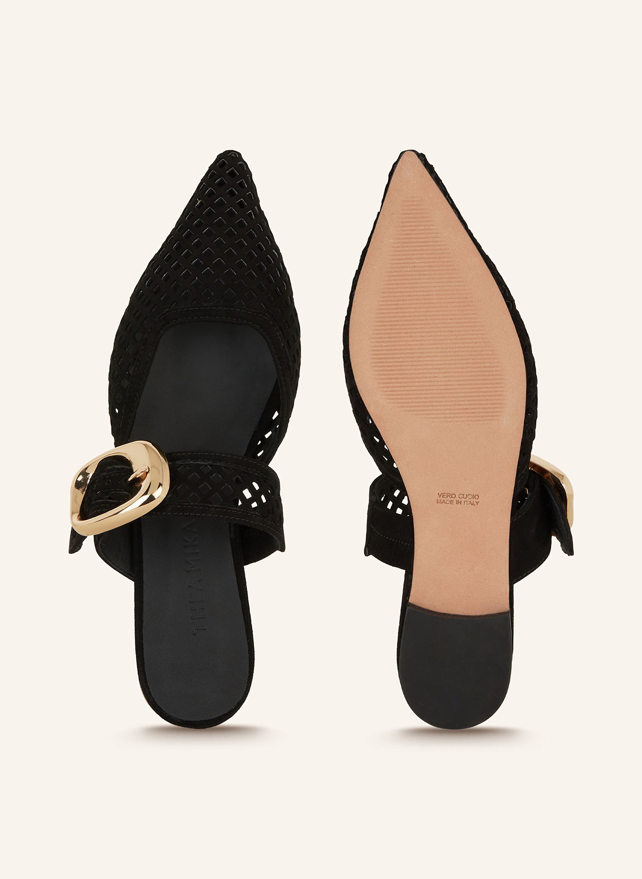 Thumbnail - Thea Mika Pantoletten Marzia 10 schwarz