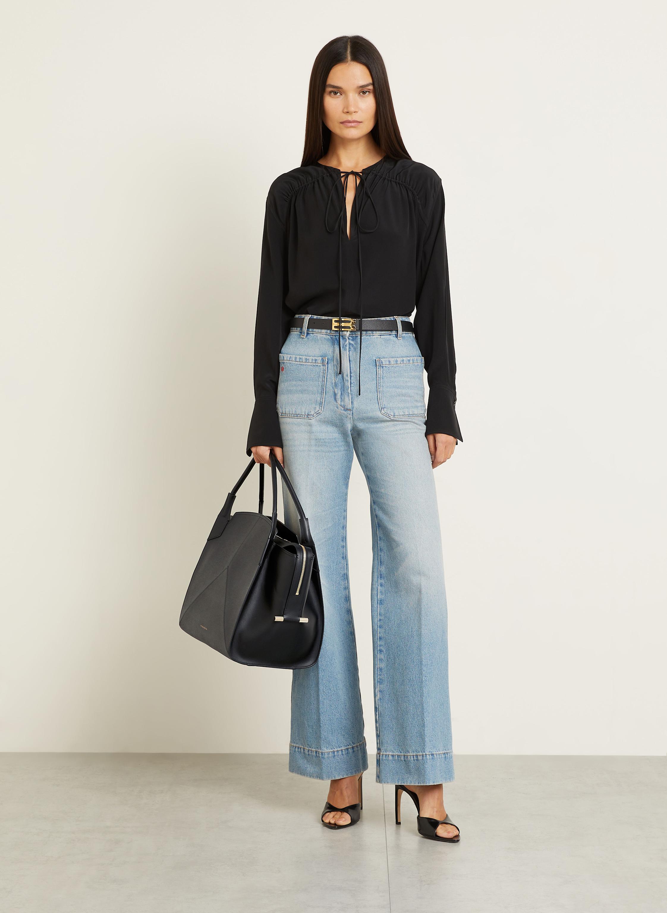 Thumbnail - Victoria Beckham Shopper The Victoria Bag schwarz