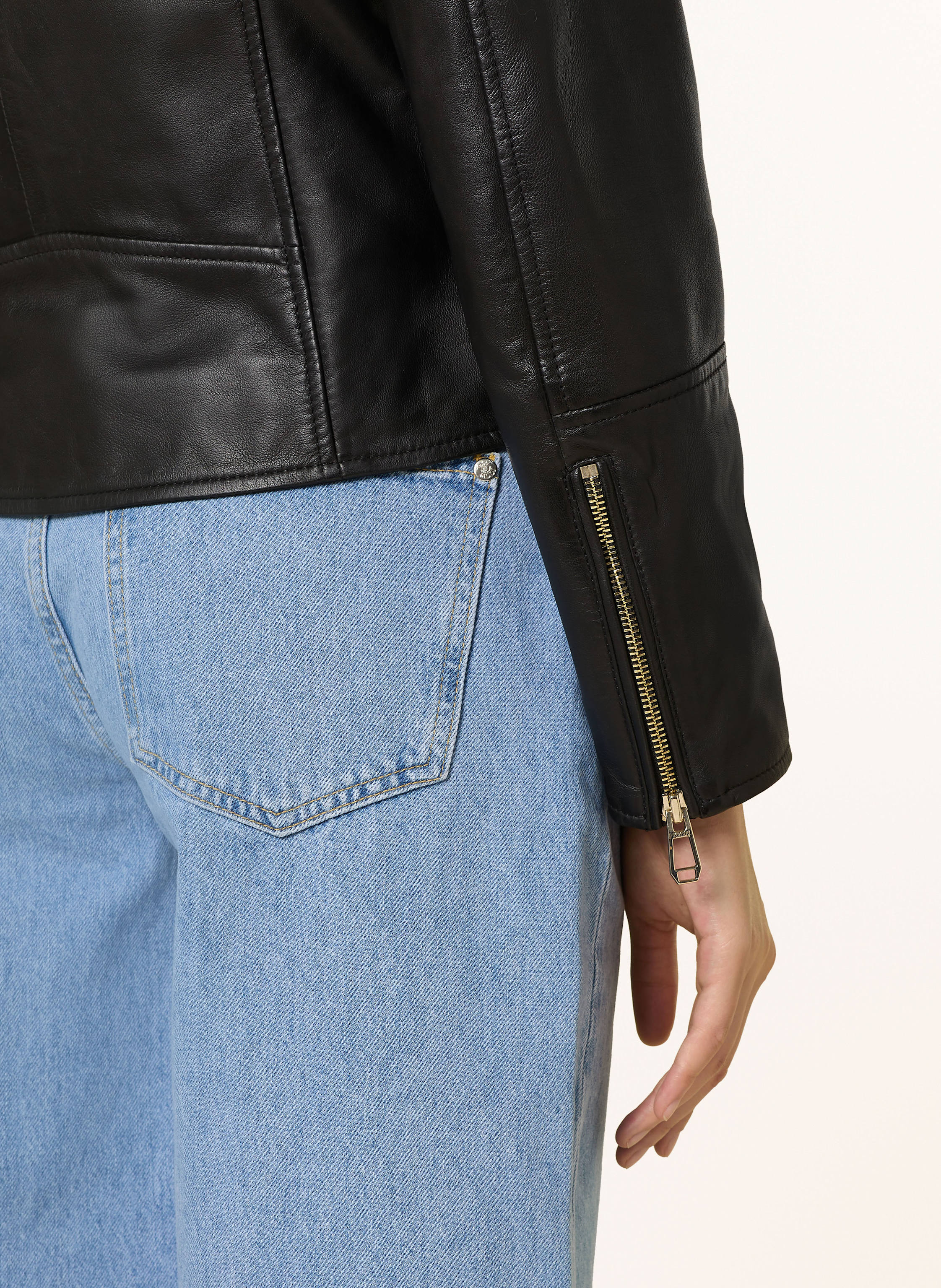 Thumbnail - Joop! Lederjacke schwarz