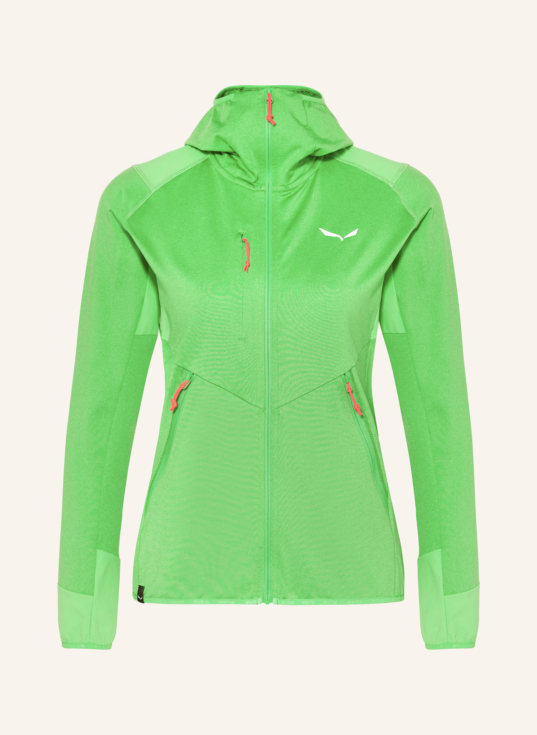 SALEWA AGNER HYBRID mid-layer jacket in green