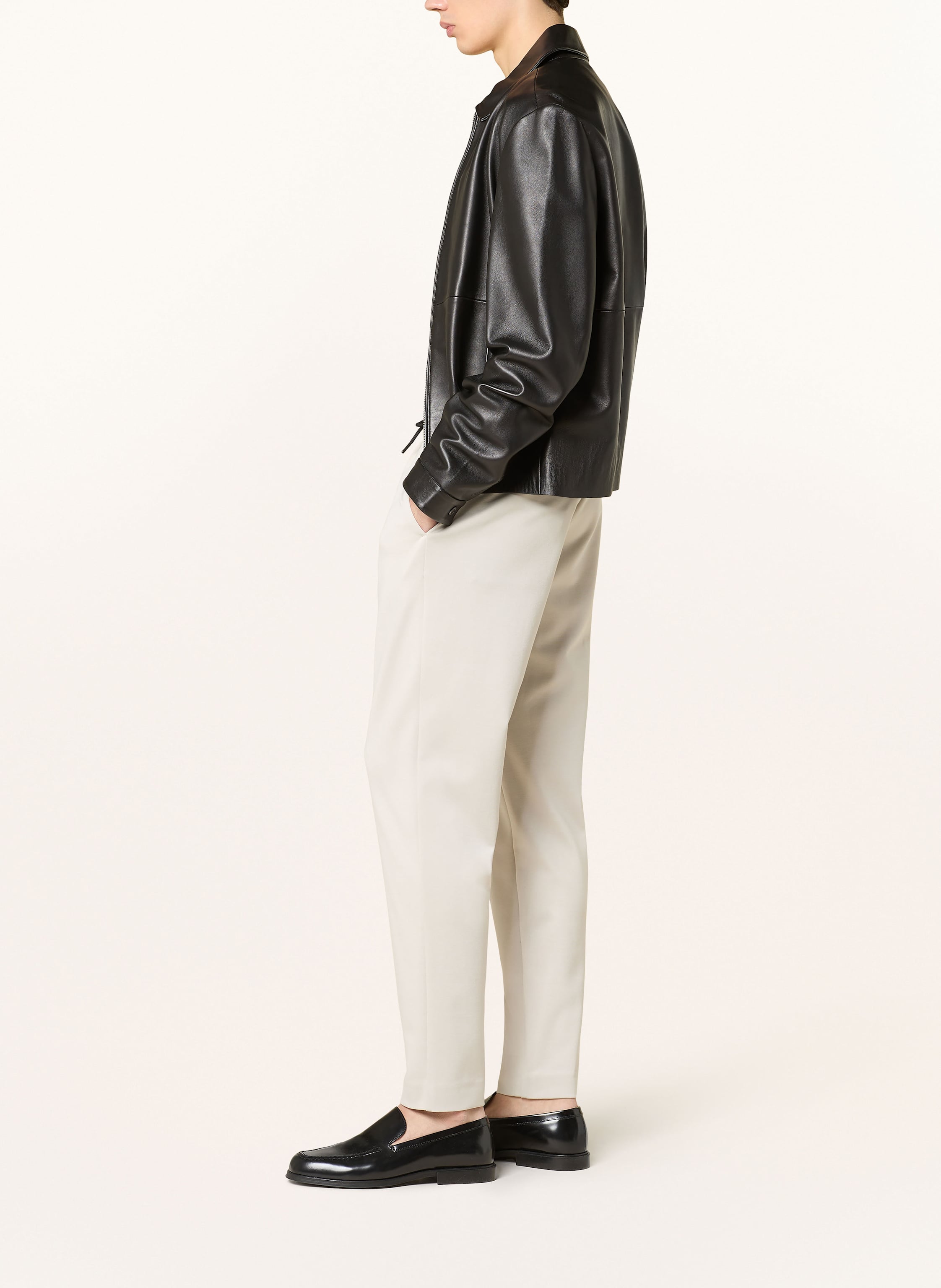 Thumbnail - Calvin Klein Hose Im Jogging Stil Tapered Fit beige