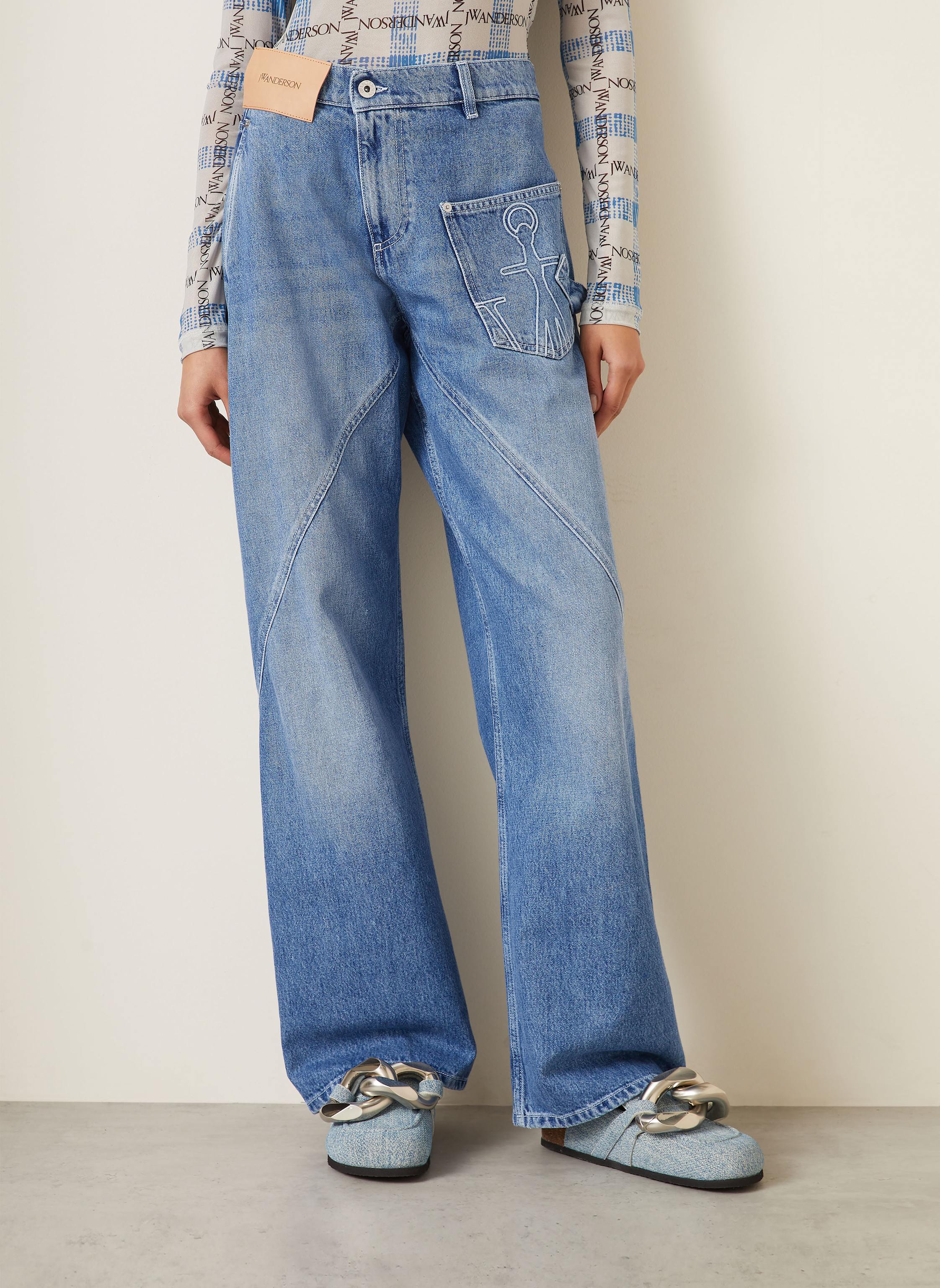 Thumbnail - Jw Anderson Boyfriend Jeans blau