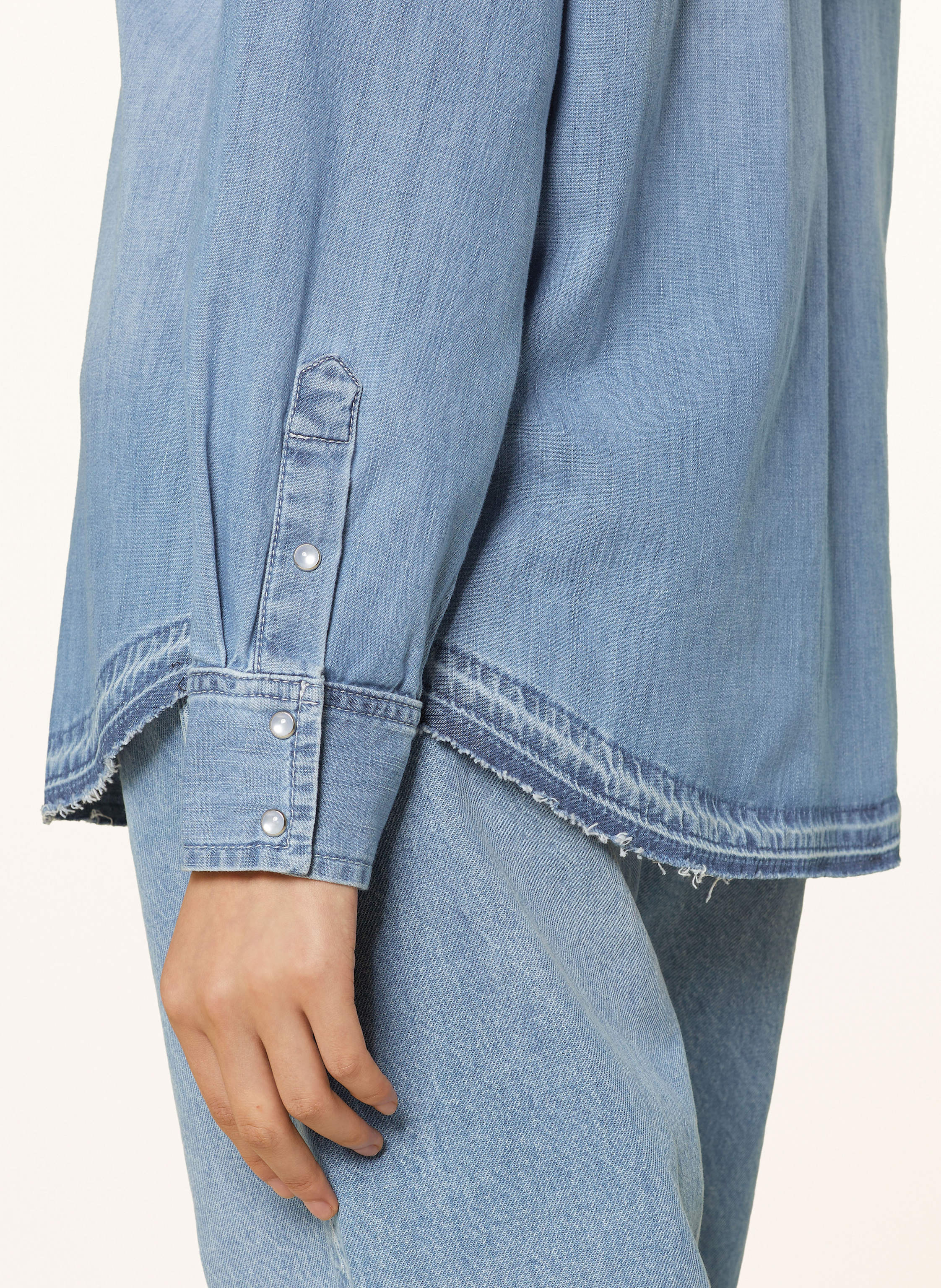 Thumbnail - Ag Jeans Jeansbluse Cassis blau