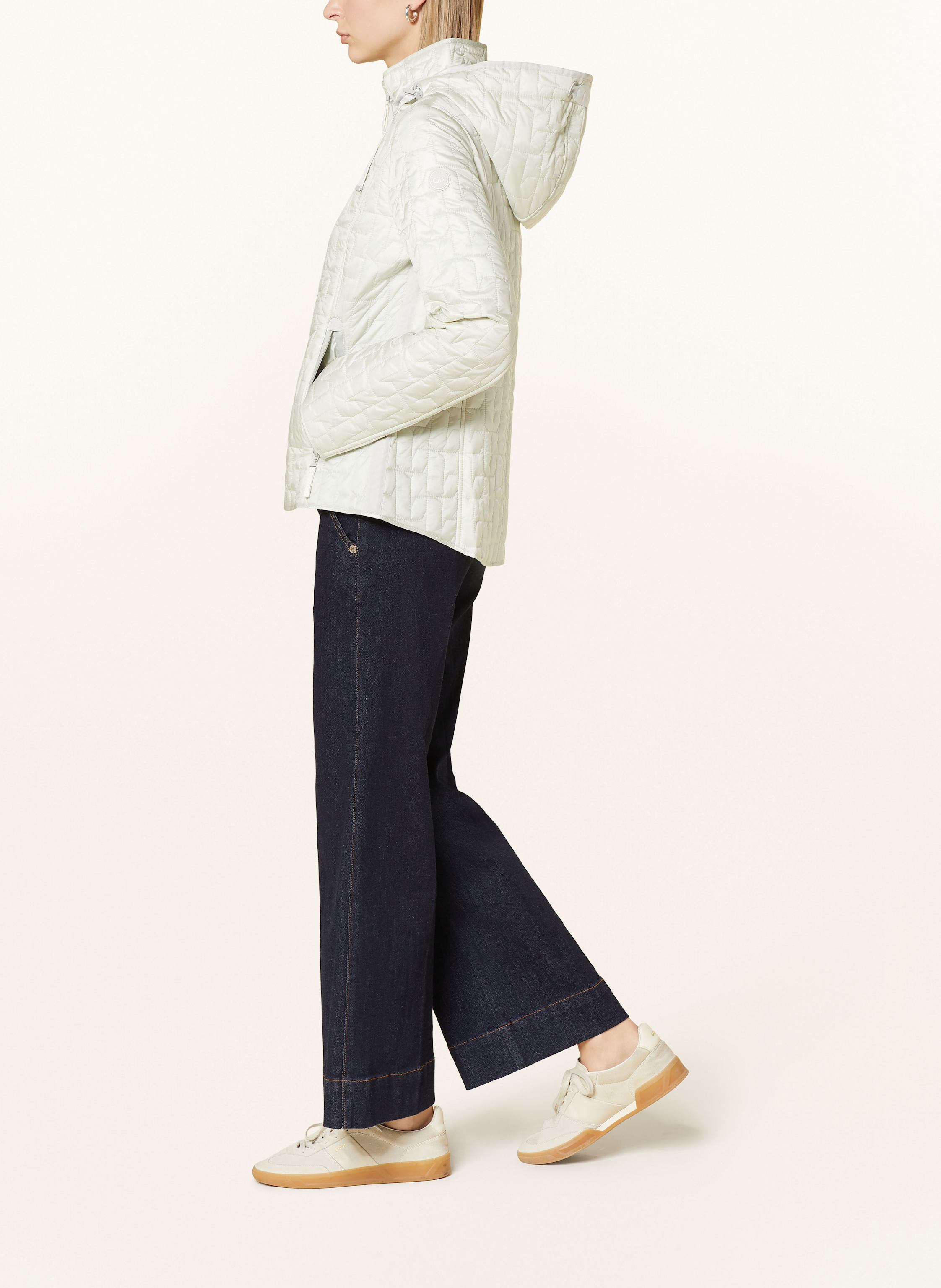 Thumbnail - Gil Bret Steppjacke Mit Abnehmbarer Kapuze beige