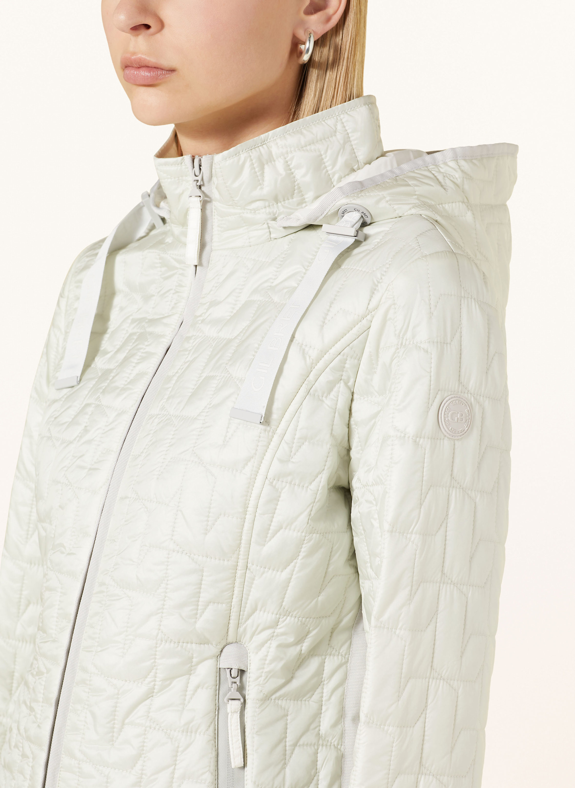 Thumbnail - Gil Bret Steppjacke Mit Abnehmbarer Kapuze beige