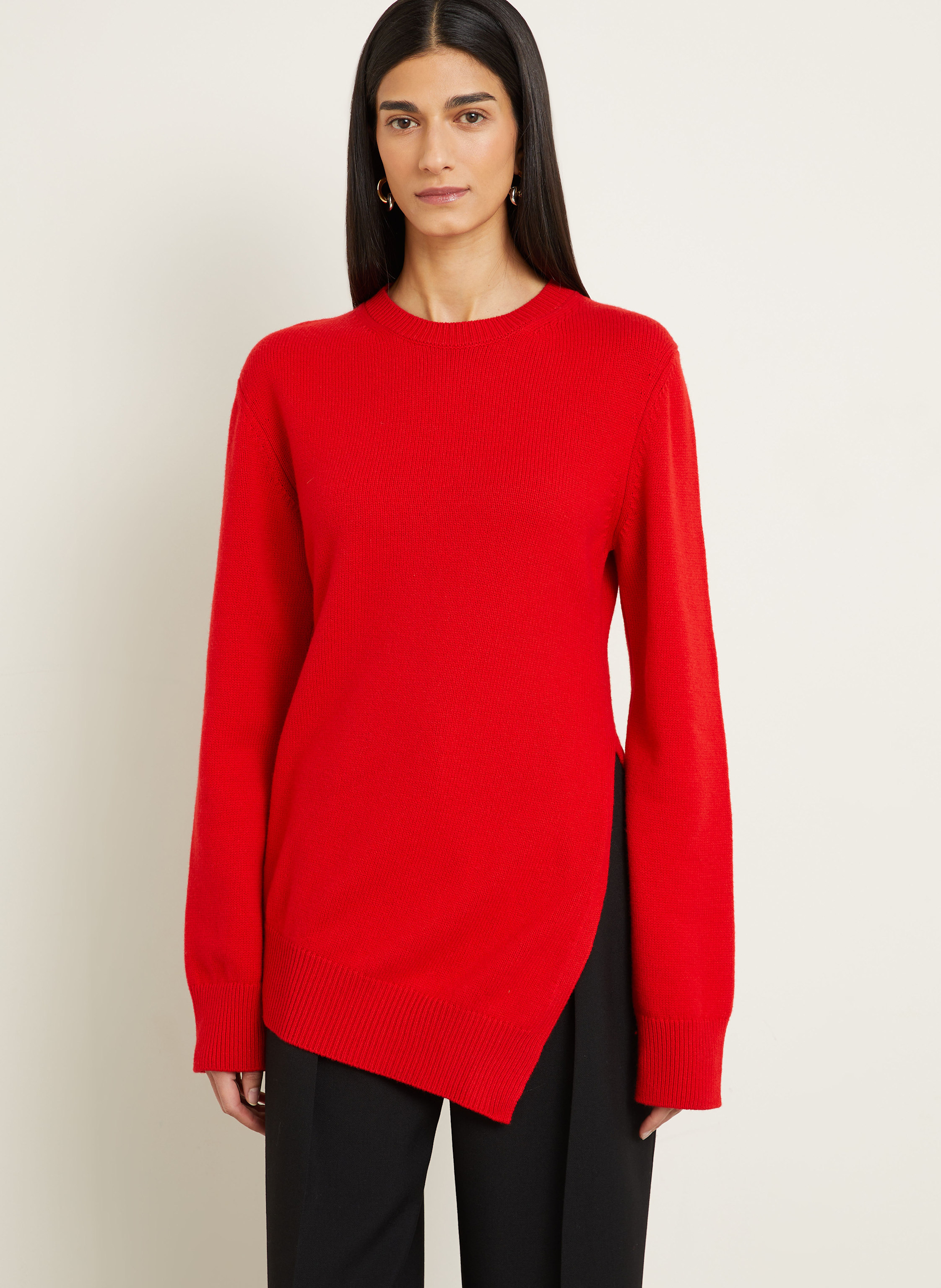 Thumbnail - Jil Sander Pullover Mit Cashmere rot