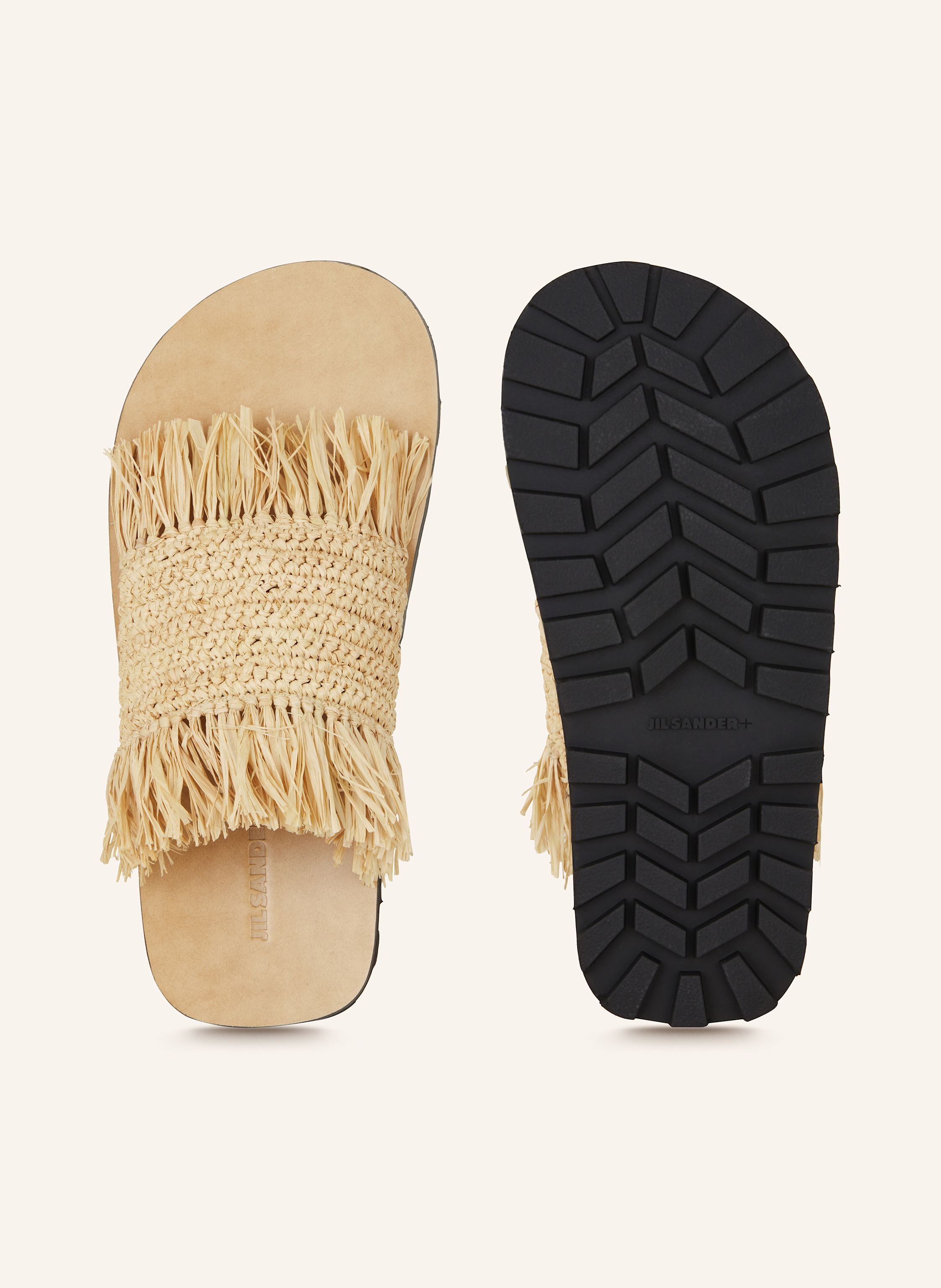 Thumbnail - Jil Sander Pantoletten beige