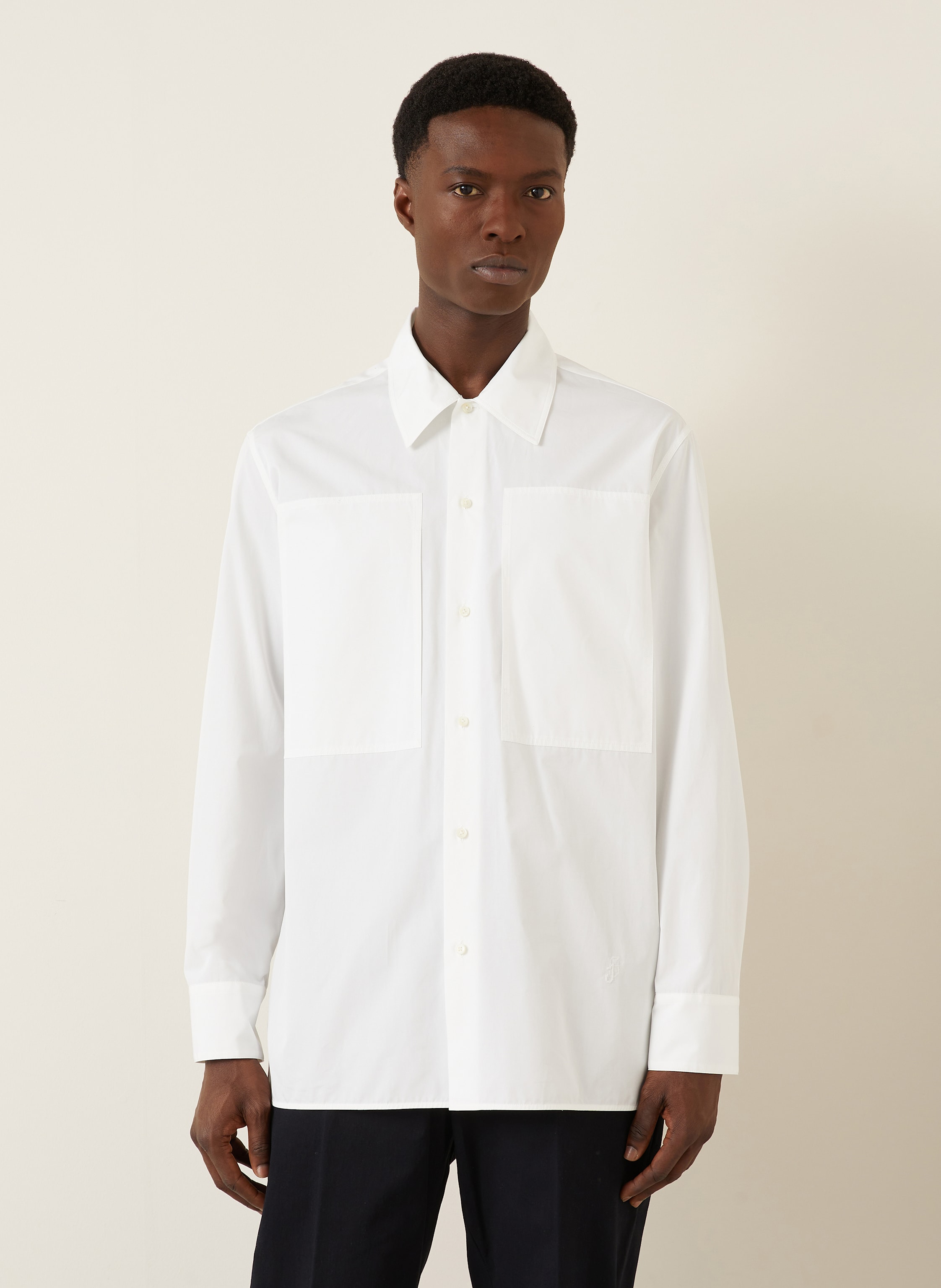 Thumbnail - Jil Sander Hemd Tuesday A.M. Comfort Fit weiss