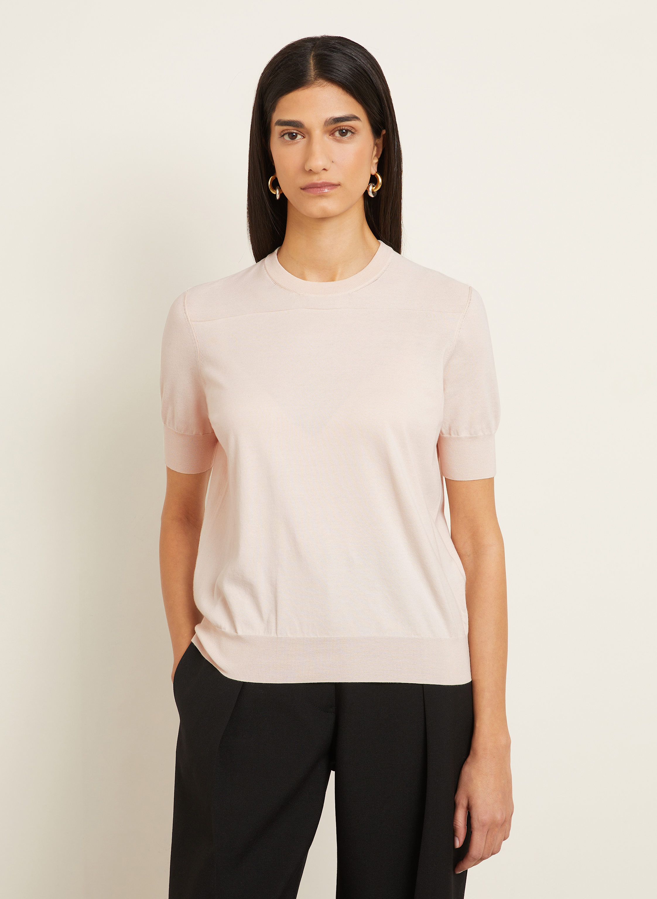 Thumbnail - Jil Sander Strickshirt weiss
