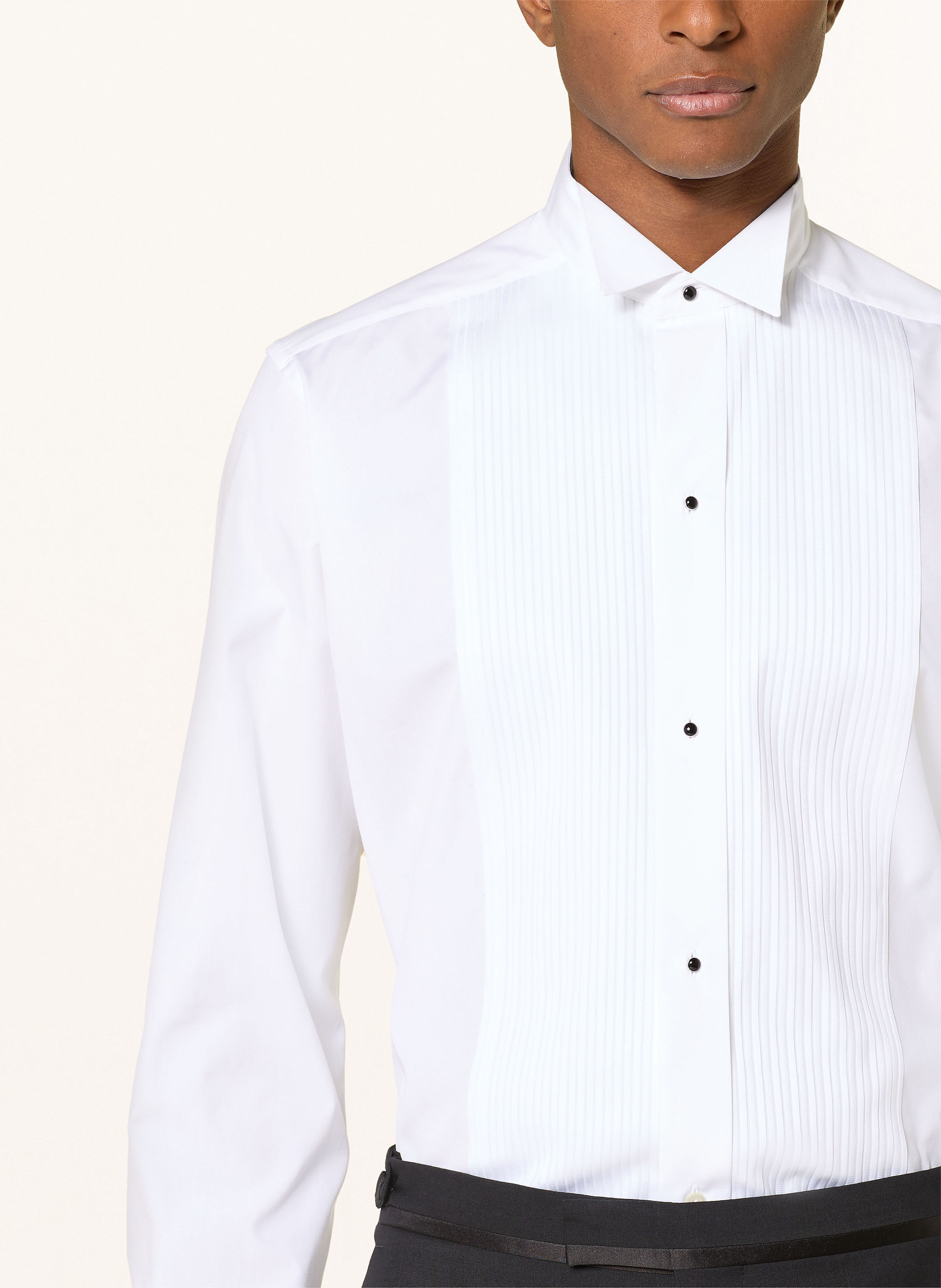 Thumbnail - Eton Smoking-Hemd Eve Contemporary Fit weiss