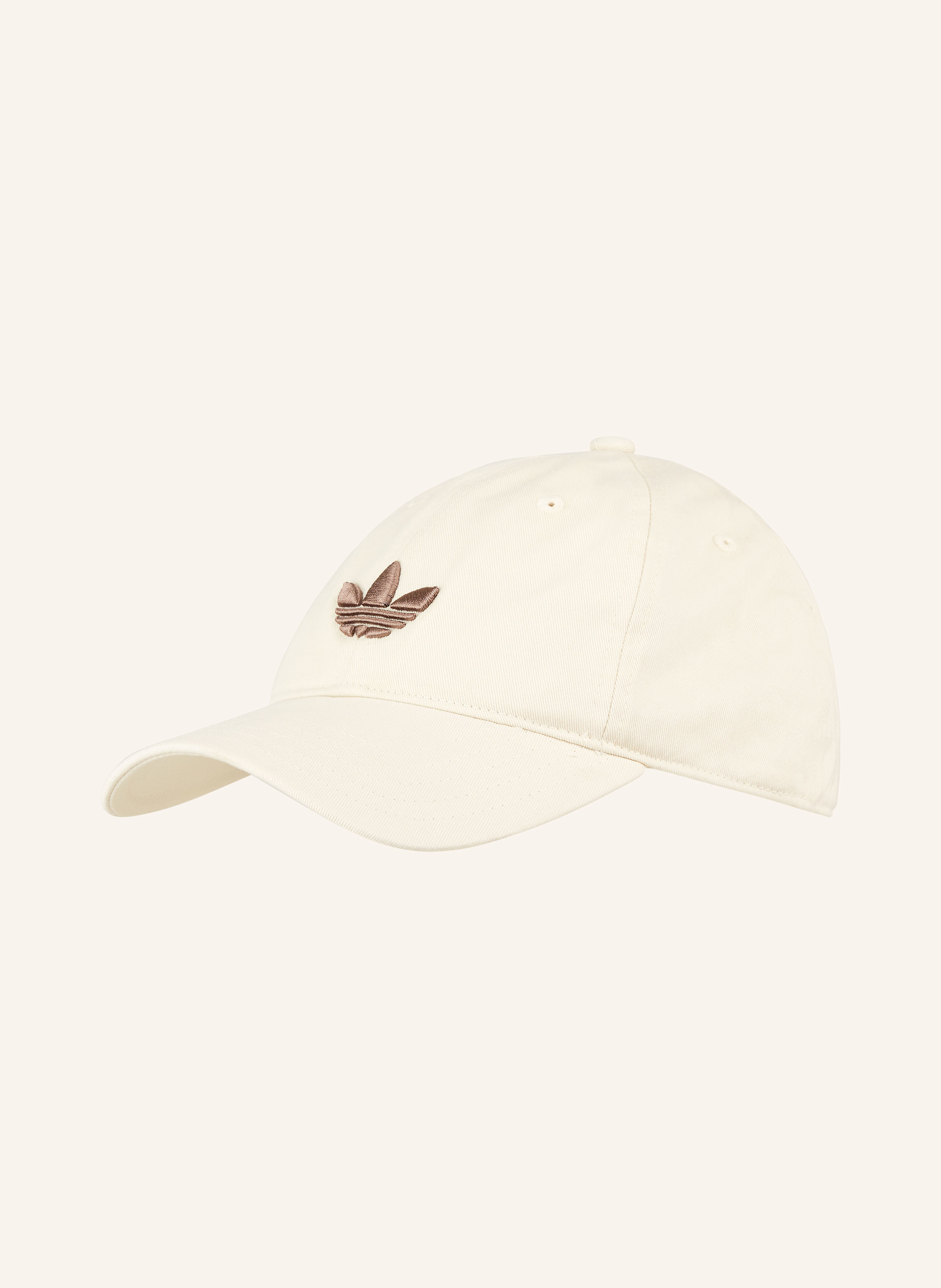Adidas Originals Adidas Originals Cap Adicolor Classic Trefoil weiss in HELLBRAUN